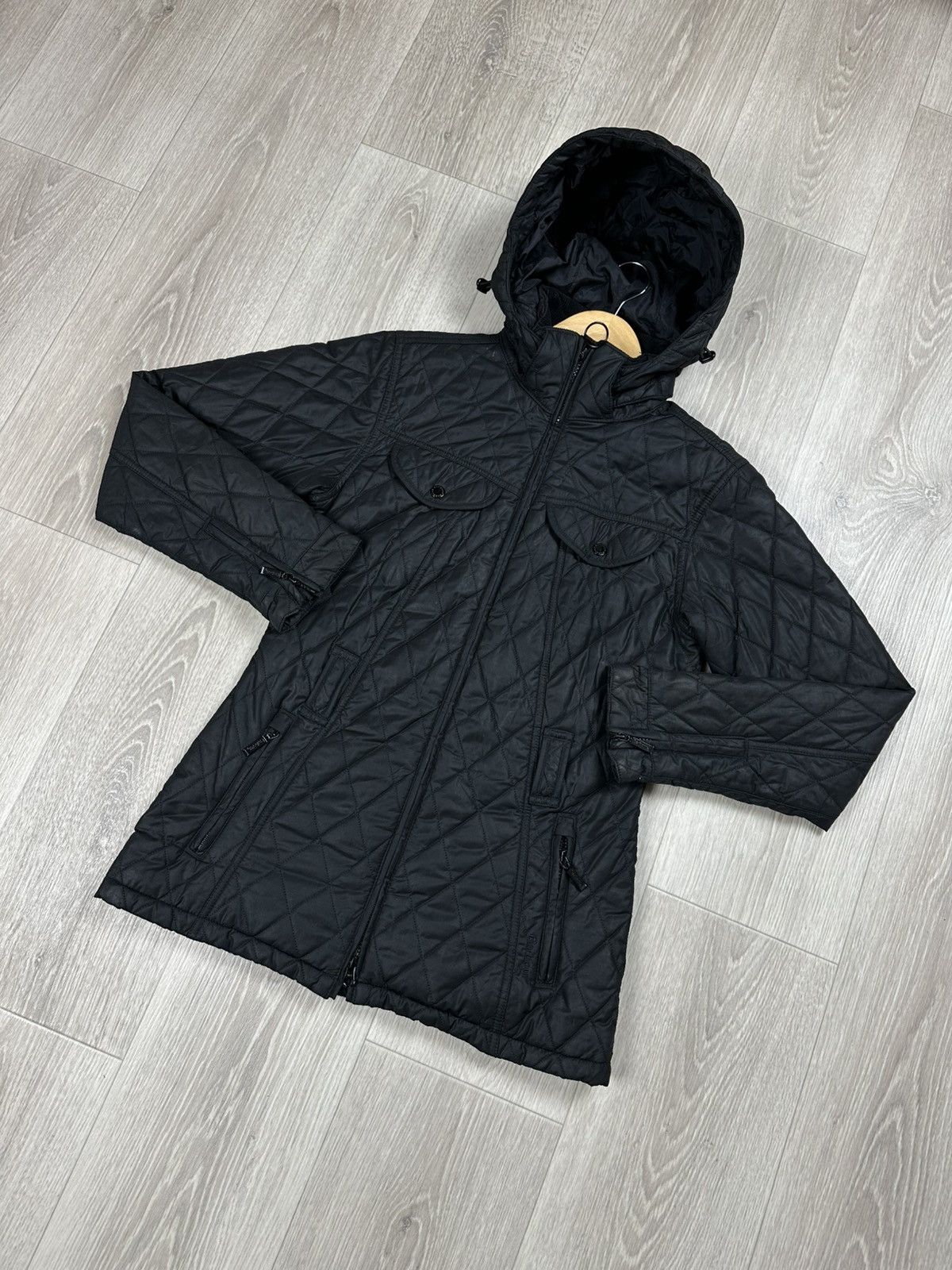 Barbour × Vintage Women Barbour Grace Silken Polarquilted Quilted Jacket Size M / US 6-8 / IT 42-44 - 3 Thumbnail
