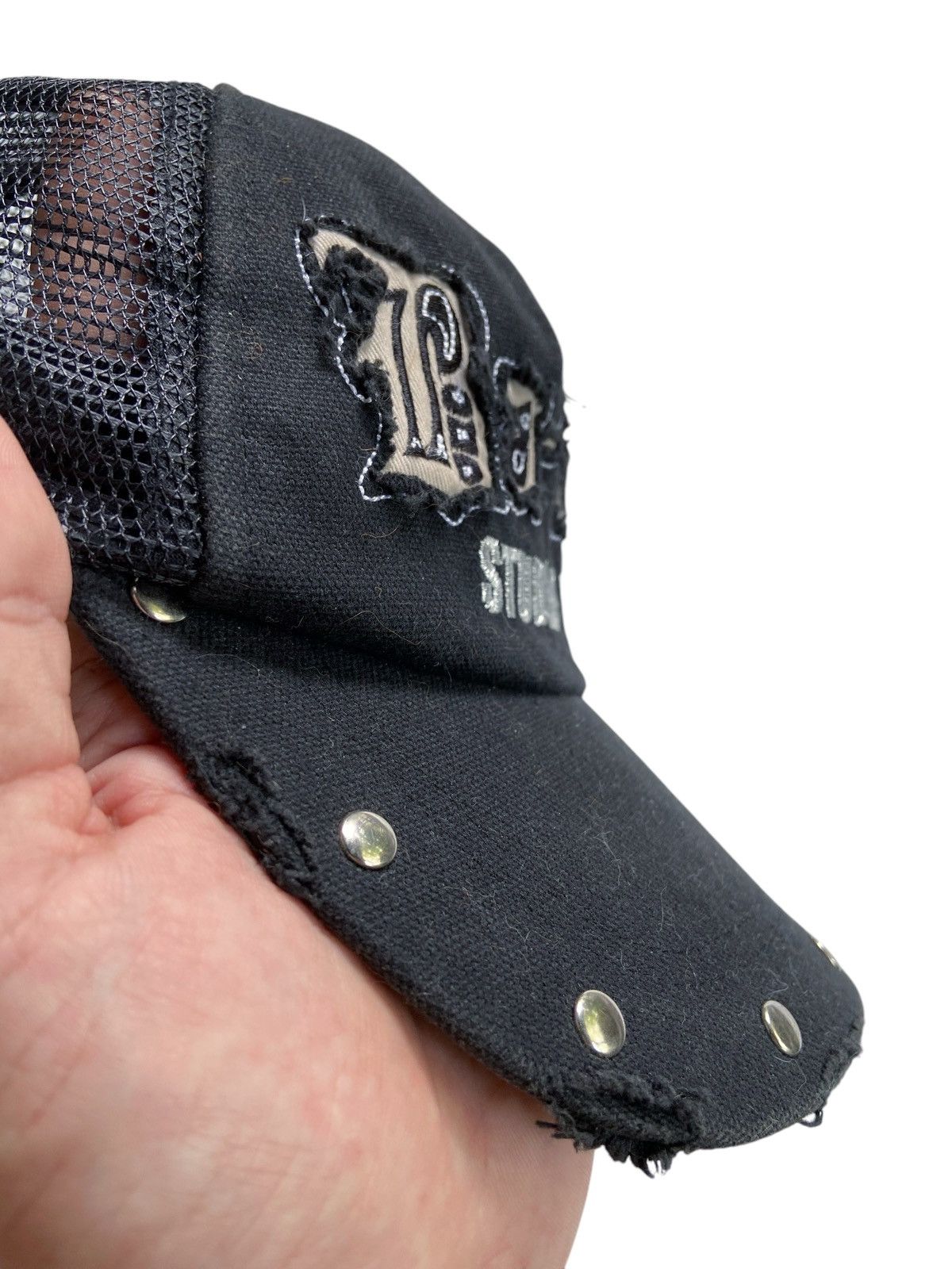 Japanese Brand JAPANESE BA-TSU STUDIO FOR BOYS PUNK DISTRESSED CAP Size ONE SIZE - 5 Thumbnail