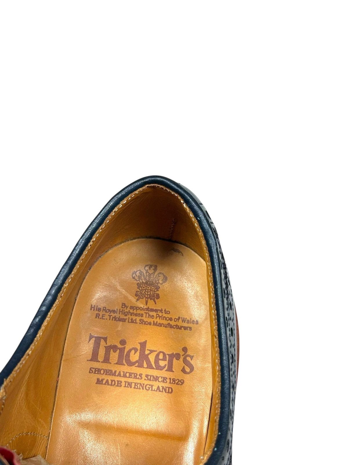 Tricker's Rare Vintage UK Trickers Multi-colour Derby Brogues shoes Size US 10 / EU 43 - 4 Thumbnail