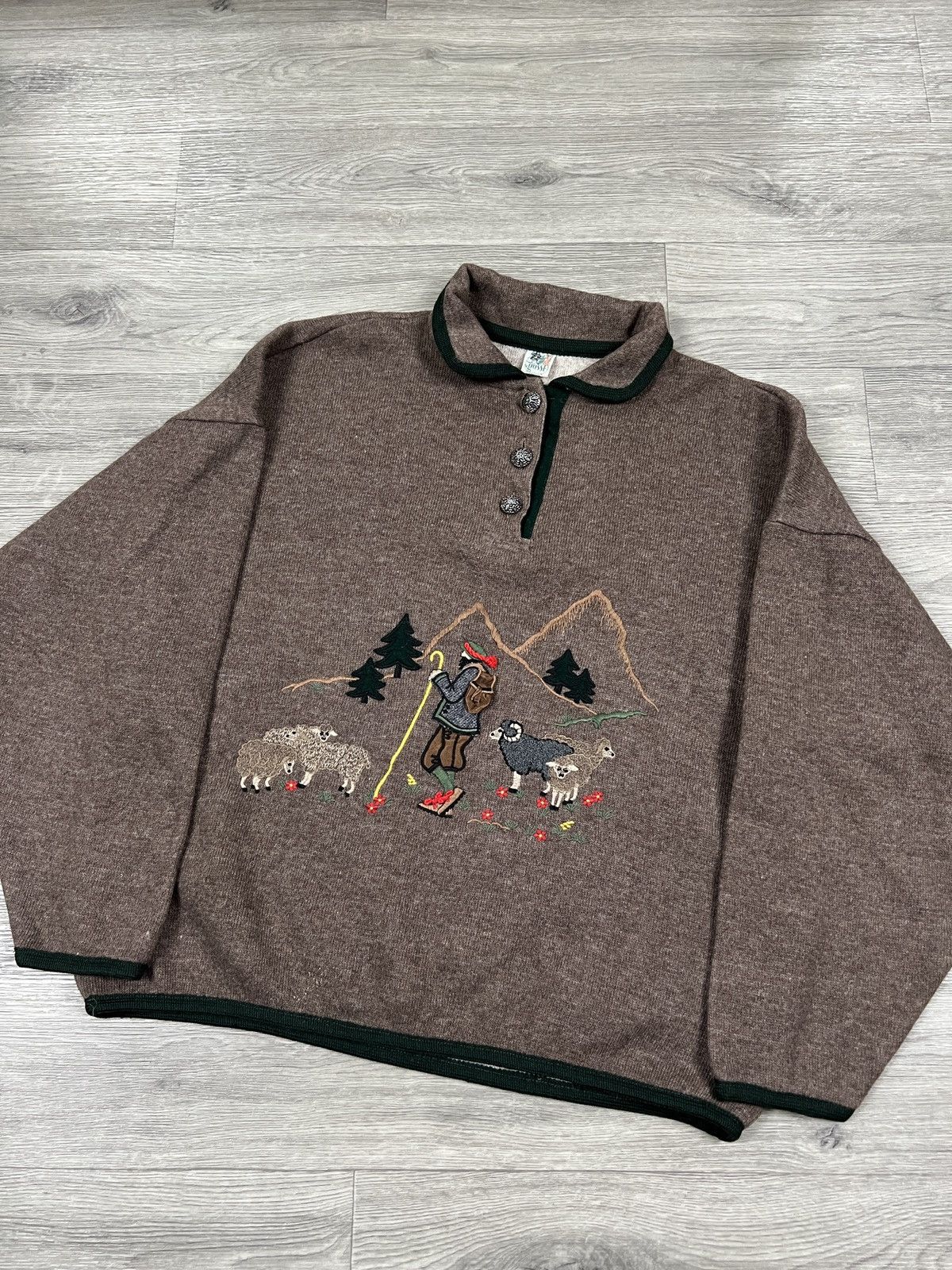Other Vintage Gossl Salzburg Down Embroidered women Sweater Size M Size M / US 6-8 / IT 42-44 - 2 Thumbnail