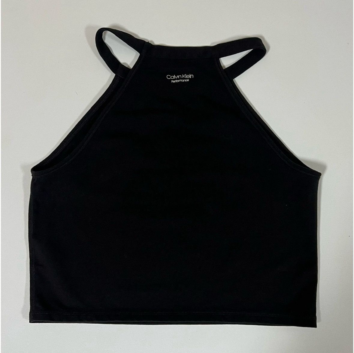 Calvin Klein Calvin Klein Graphic Halter Top Shirt Workout Tee Size S ✨ Size S / US 4 / IT 40 - 4 Thumbnail