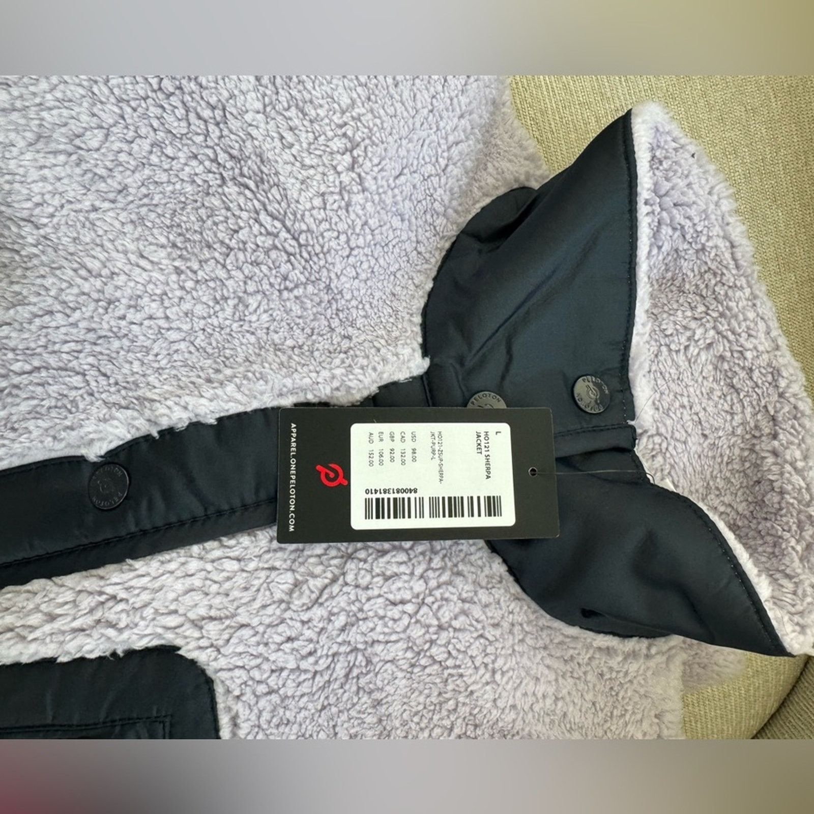 Peloton 🎉LAST PIECE 🎉PELOTON Ho121 Sherpa Jacket Size XL / US 12-14 / IT 48-50 - 4 Thumbnail