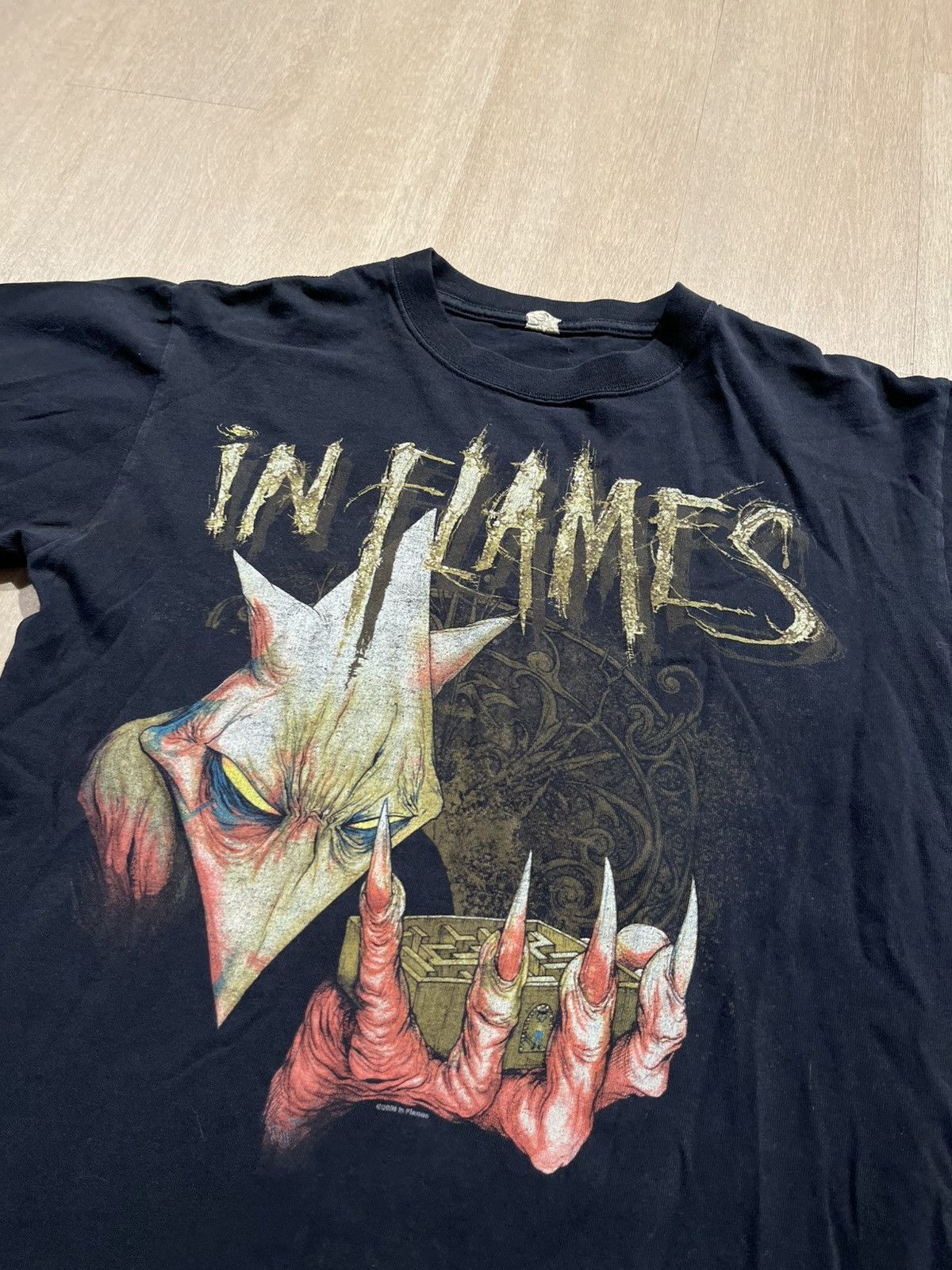 Vintage In Flames Shirt Medium Size US M / EU 48-50 / 2 - 1 Thumbnail
