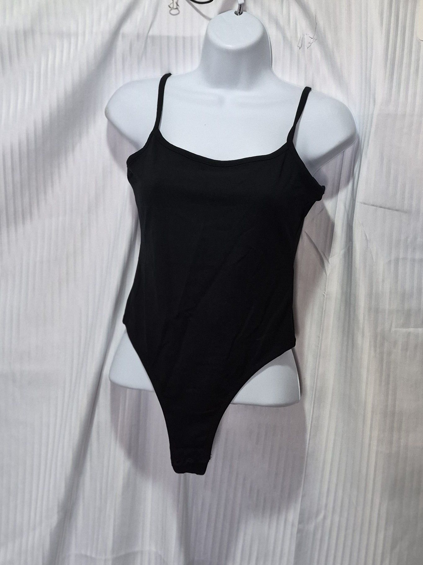 Madewell Madewell Small Black Spaghetti Strap Bodysuit NWT Size S / US 4 / IT 40 - 2 Thumbnail