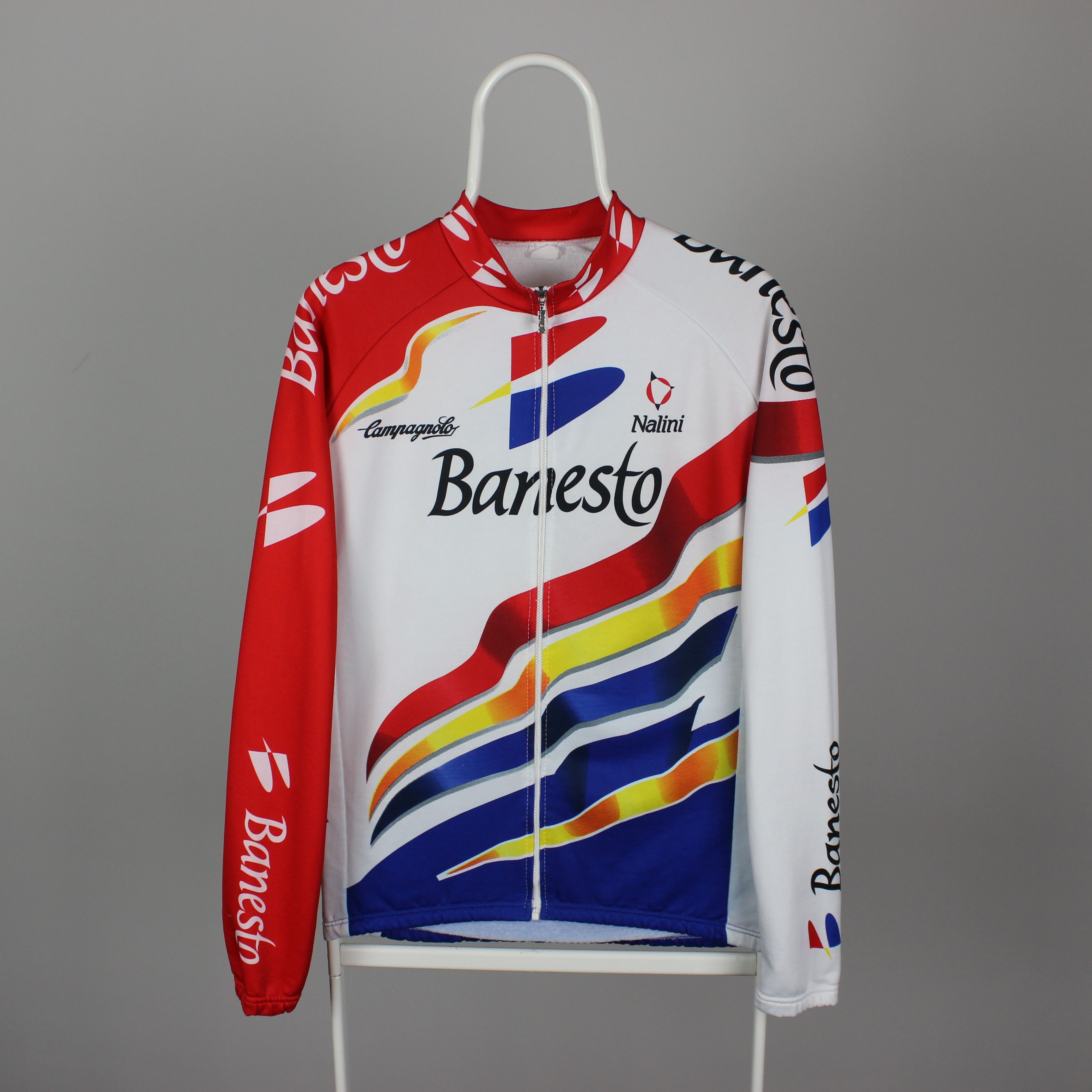 Vintage Banesto Cycling Shirt Nalini Jersey Cycle Olympic Barcelona Size US M / EU 48-50 / 2 - 2 Thumbnail