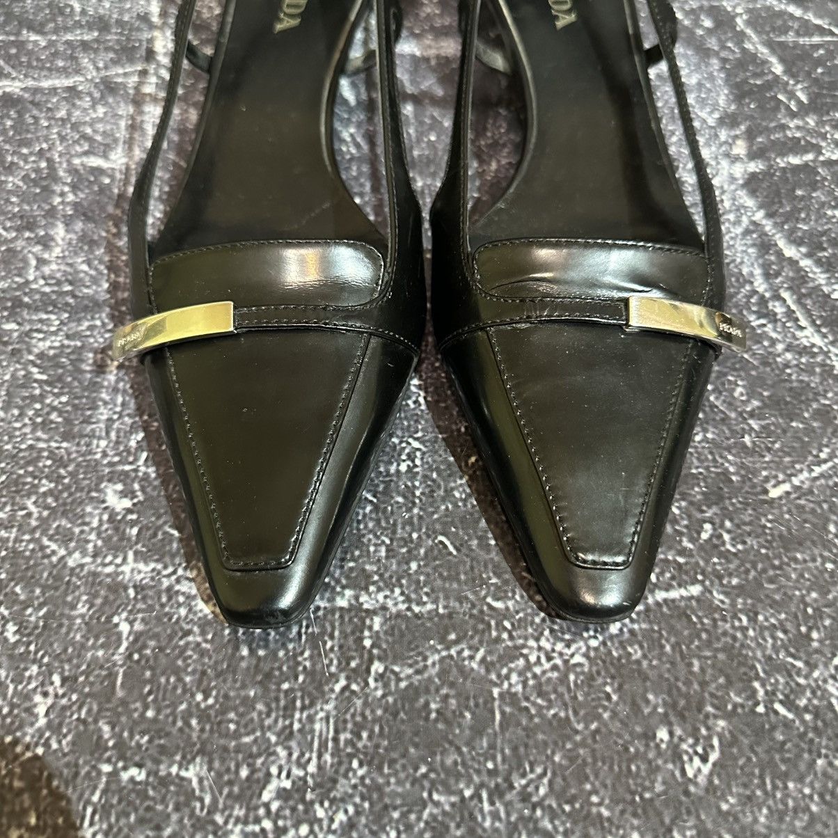 Prada PRADA - Women’s Leather Heels Size 37 Size US 7 / IT 37 - 8 Thumbnail