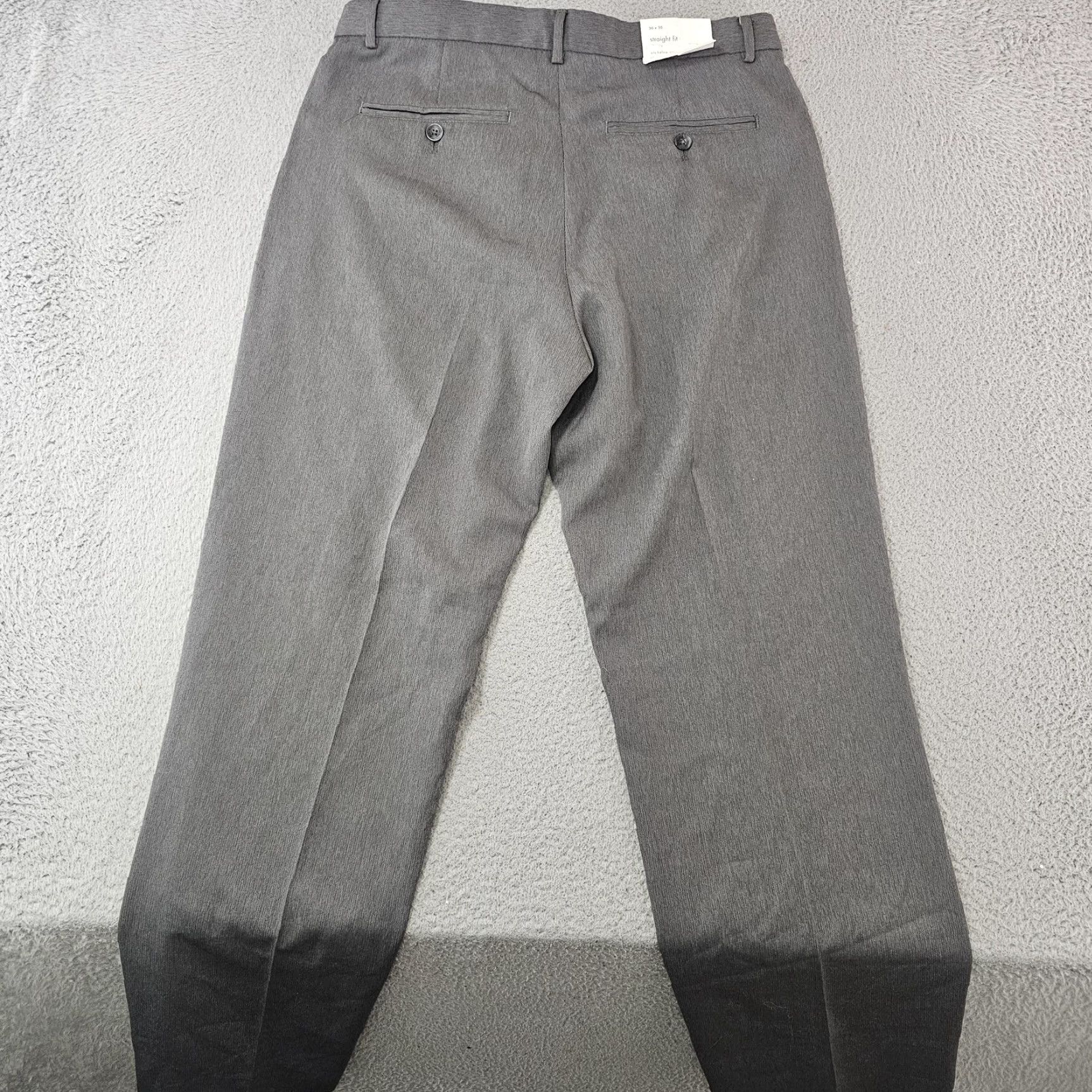 Calvin Klein Calvin Klein Pants Mens 30x30 Gray Straight Fit Dress Slacks Polyester Classic Size US 30 / EU 46 - 7 Thumbnail