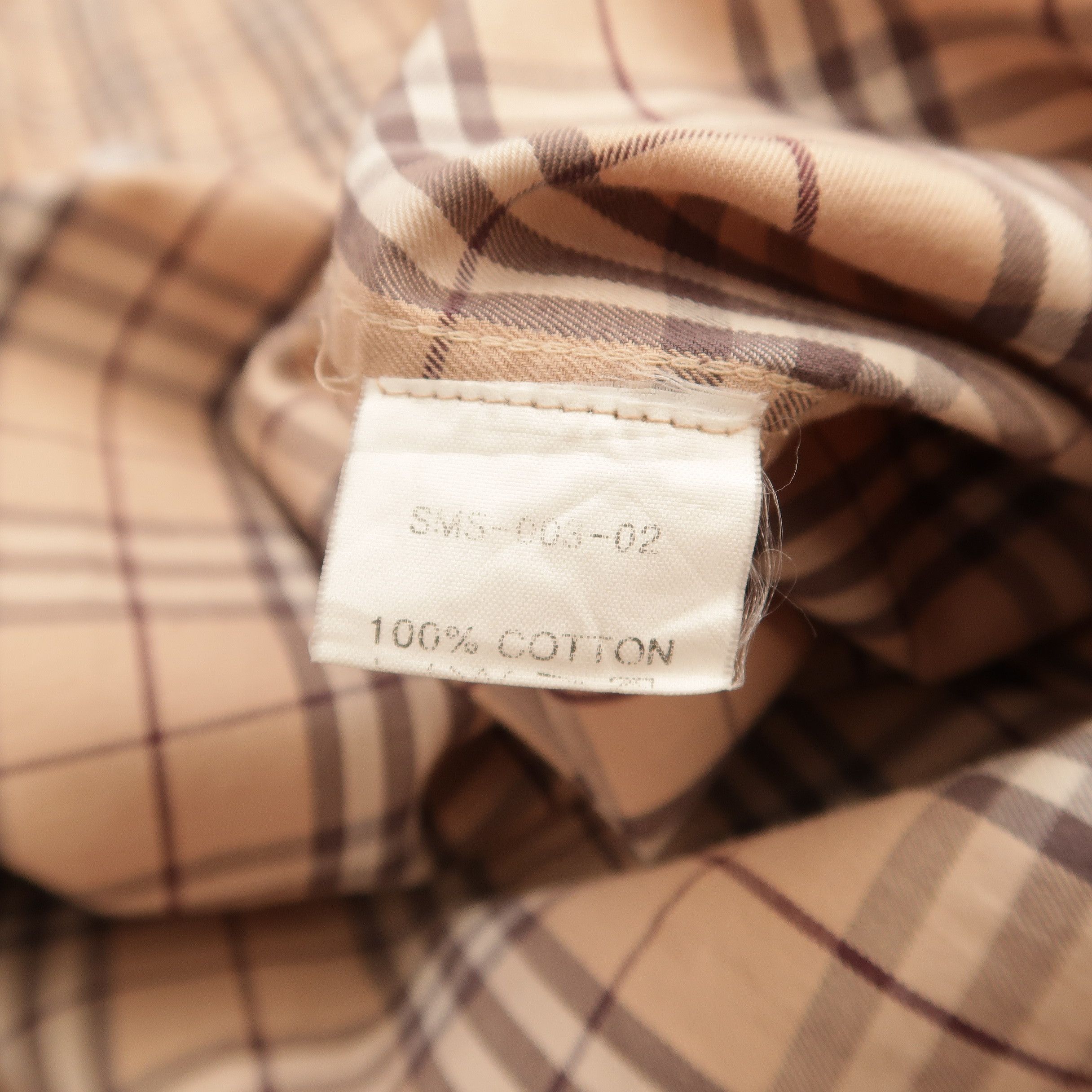 Burberry Burberry London Nova Check Cream Old Money Shirt Rare Size US L / EU 52-54 / 3 - 13 Thumbnail