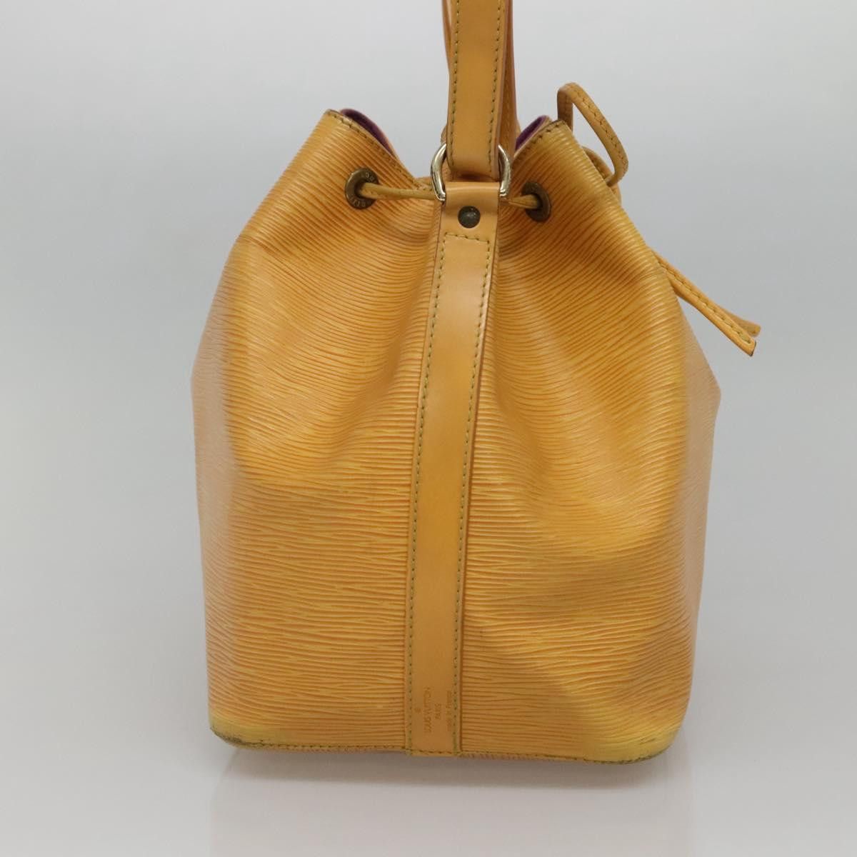 Louis Vuitton LOUIS VUITTON Epi Petit Noe Shoulder Bag Yellow M44109 Size ONE SIZE - 3 Thumbnail