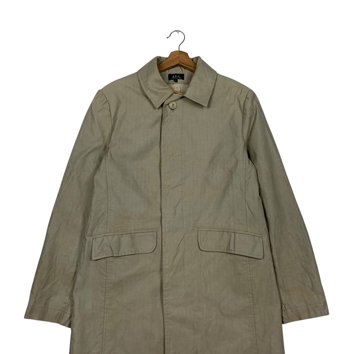 A.P.C. Vintage APC Cotton Overcoat Size US S / EU 44-46 / 1 - 3 Thumbnail