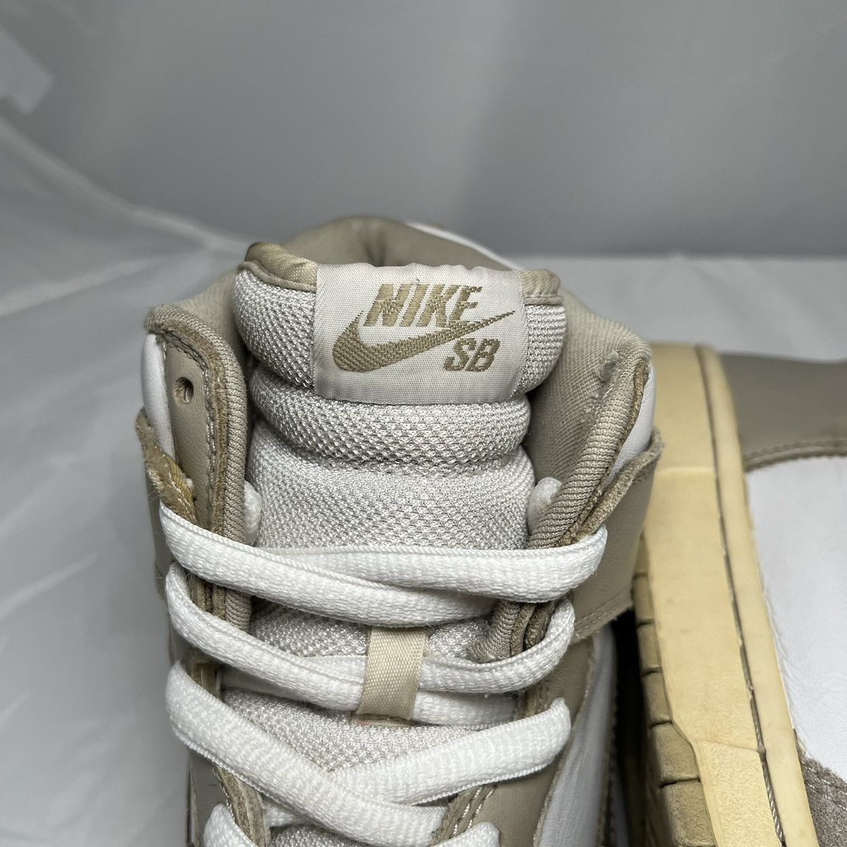 🔥GRAIL Vintage Size 11.5 Nike Dunk High Pro SB White Khaki