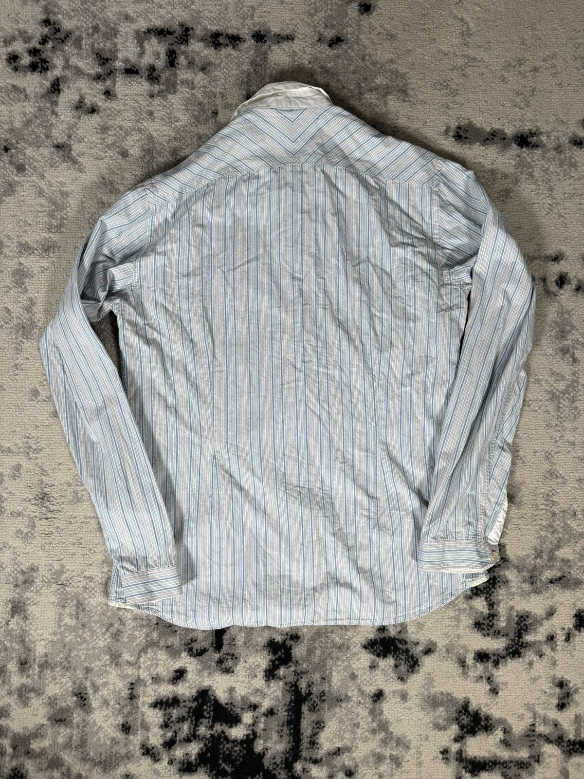 Paul Smith Vintage Paul Smith Jeans Striped Button Up Shirt Size US M / EU 48-50 / 2 - 2 Thumbnail