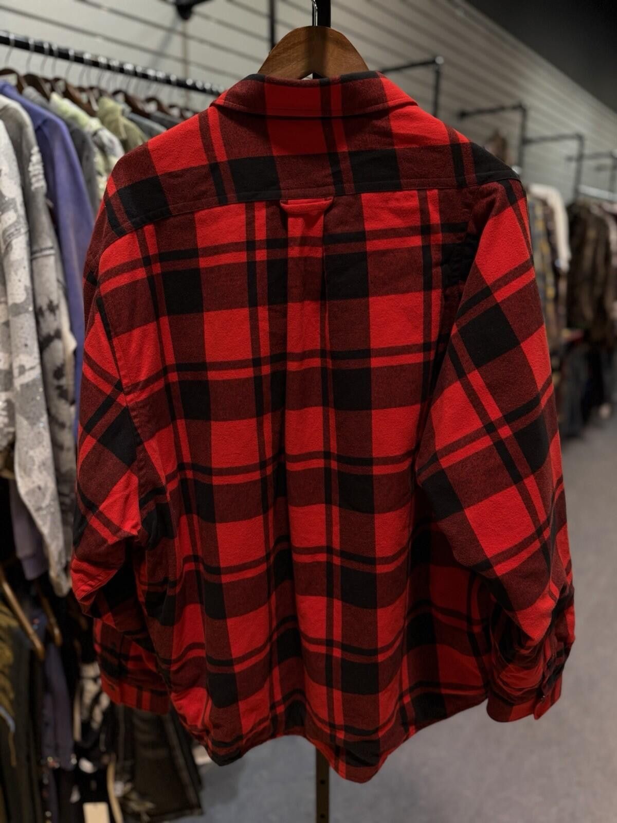 Balenciaga Balenciaga Red Plaid Shirt Jacket Red Black White (M) $1400 Size US M / EU 48-50 / 2 - 8 Thumbnail