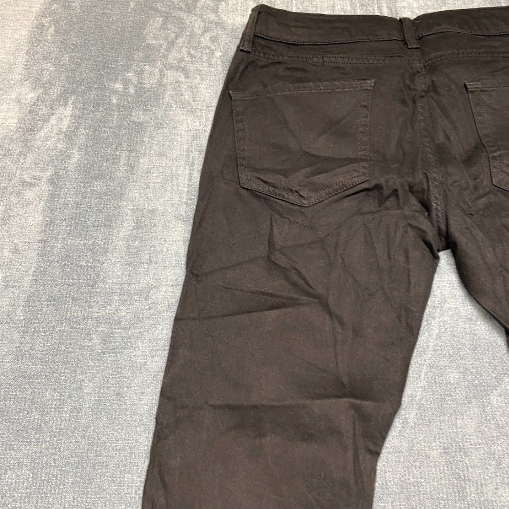 Topman Topman Jeans Mens 32x32 Black Denim Cotton Stretch Skinny Leg Distressed Trendy Size US 32 / EU 48 - 4 Thumbnail