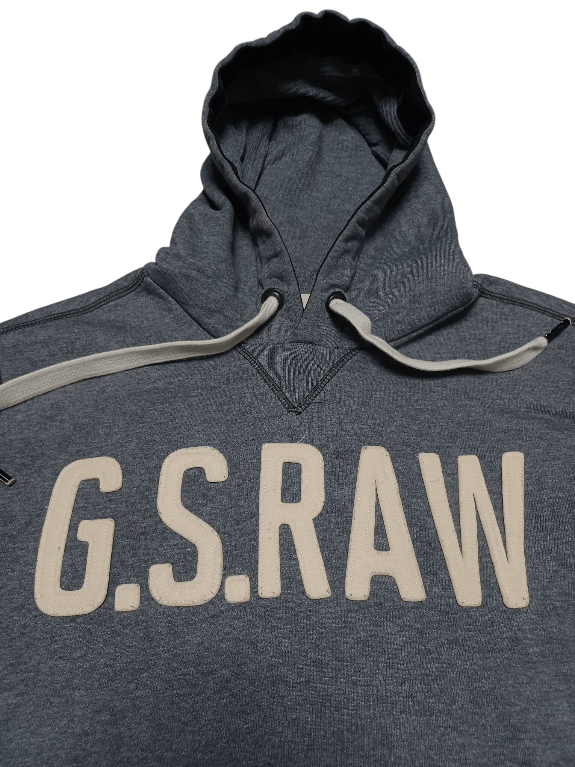 G-Star G STAR RAW VINTAGE AVANT GARDE BIG LOGO EMBROIDERED HOODIE Size US XL / EU 56 / 4 - 2 Thumbnail