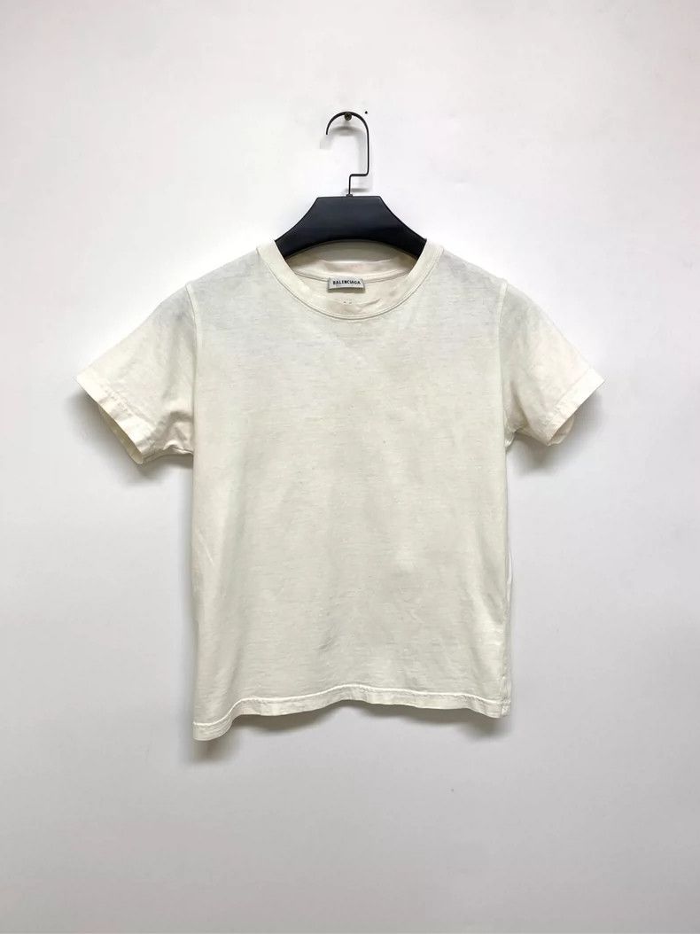 Balenciaga Balenciaga Back Logo Short Sleeve/M Size Size US M / EU 48-50 / 2 - 1 Thumbnail