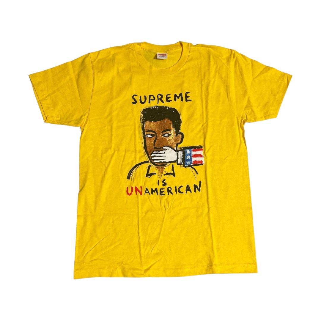 supreme シュプリーム 14SS is unamerican tee S Supreme Unamerican Tee Black Men's - SS14 - US