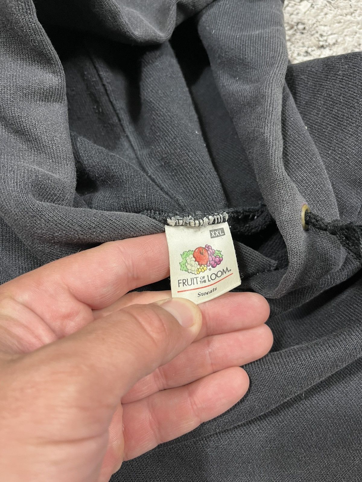 Fruit Of The Loom Y2K Fruit of the Loom Faded Oversize Hoodie Blank Basic XXL Size US XXL / EU 58 / 5 - 6 Thumbnail