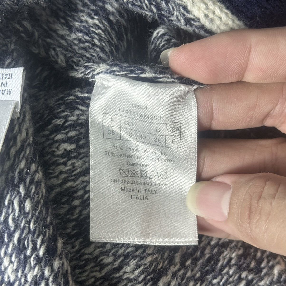 Vintage Christian Dior wool Jumpers Size S / US 4 / IT 40 - 6 Thumbnail