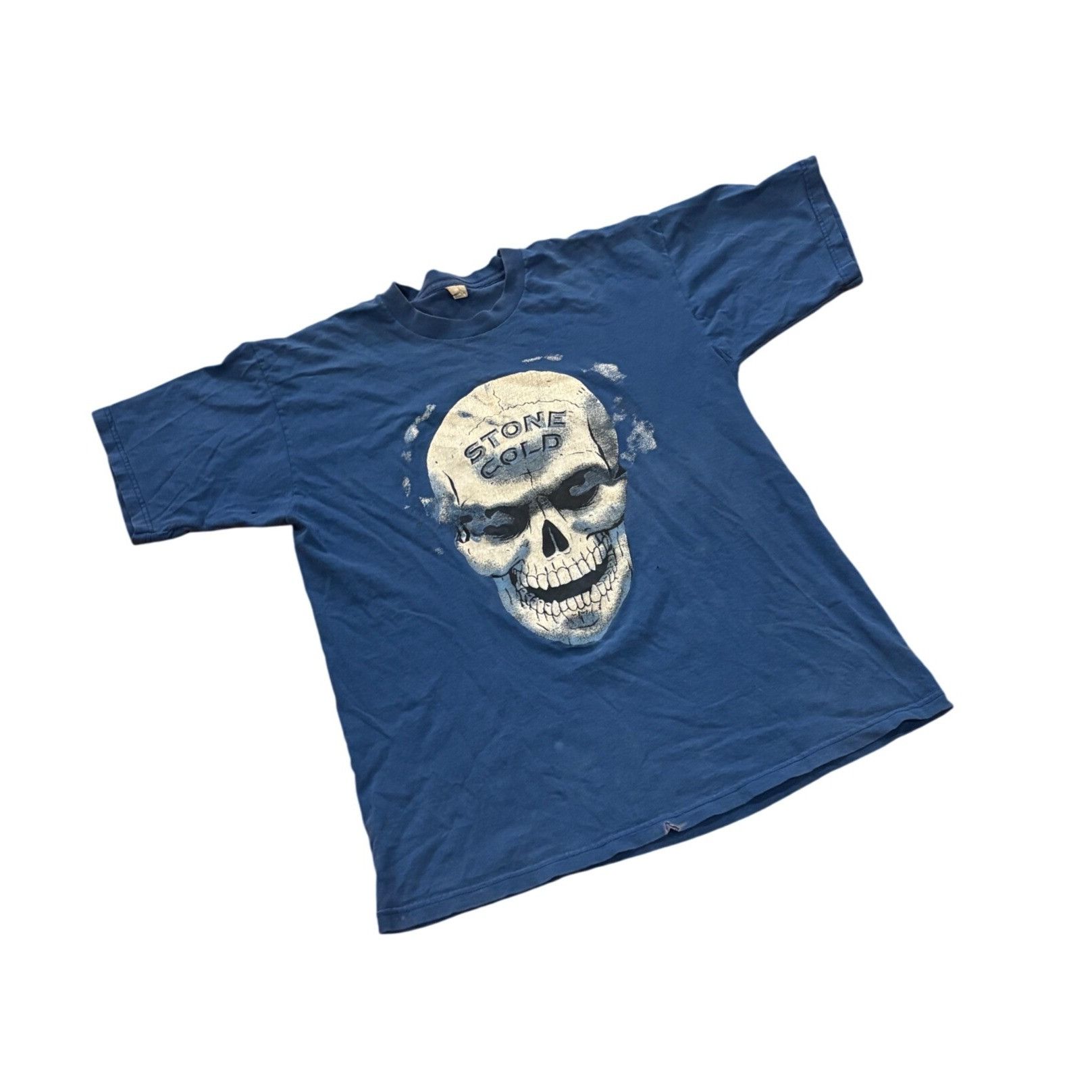Other Vintage 90's Stone Cold Steve Austin Skull Head Wrestling T- Size US M / EU 48-50 / 2 - 3 Thumbnail
