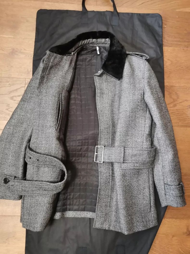 Dior Dior Homme Wool Coat with Removable Collar Size US L / EU 52-54 / 3 - 2 Thumbnail