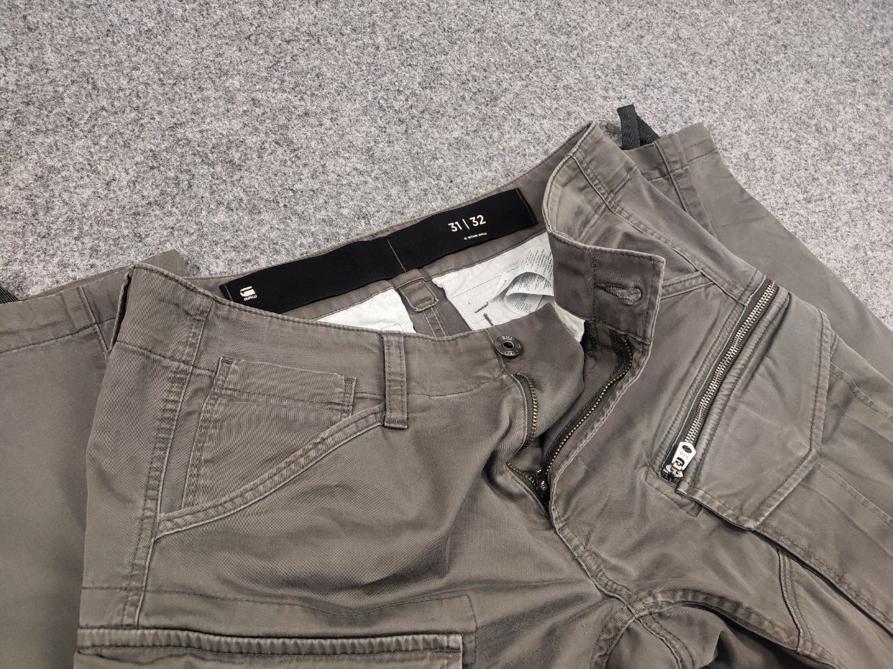 G-Star Vintage g-star raw rovic zip 3d straight tapered cargo Pants Size US 31 - 11 Thumbnail