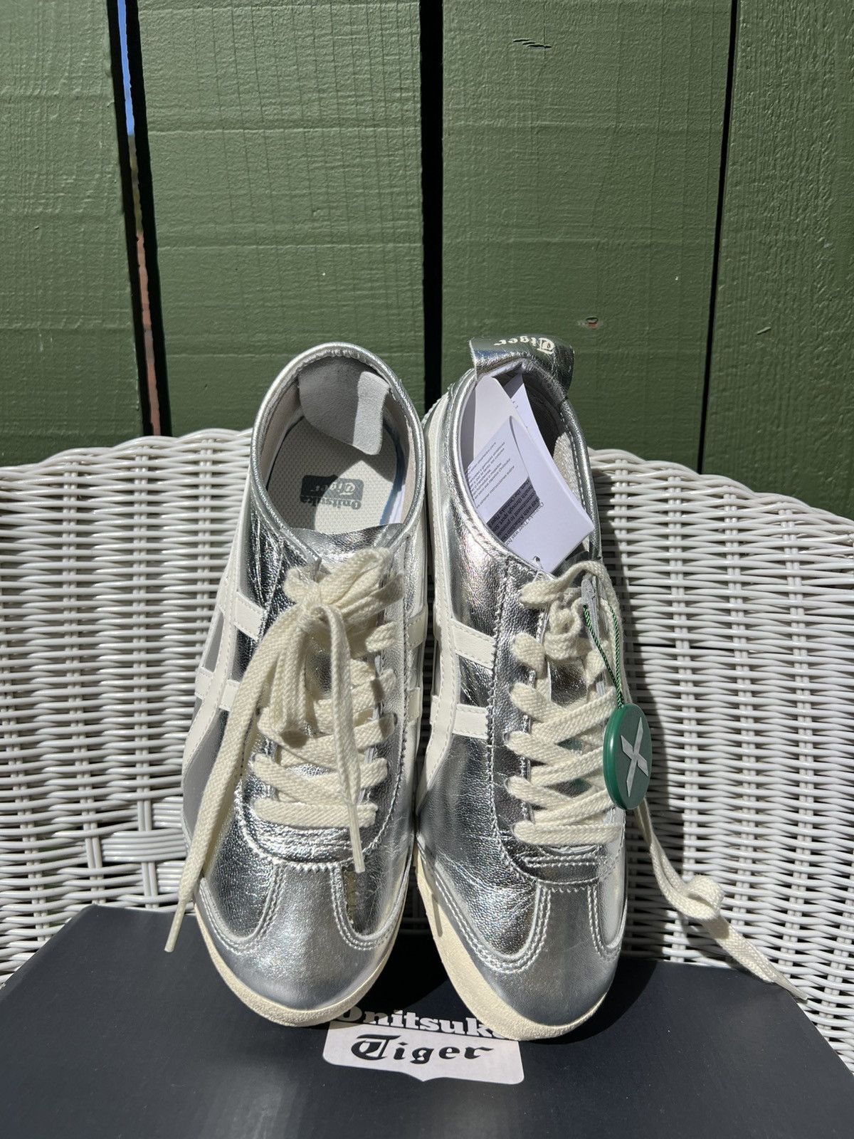 Onitsuka Tiger Onitsuka Tiger Mexico 66 Silver Off White Total 6.5 Size US 6.5 / IT 36.5 - 2 Thumbnail