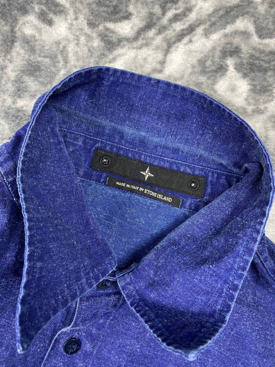 Stone Island Vintage Stone Island Denim Long Sleeve Shirt Size US L / EU 52-54 / 3 - 6 Thumbnail