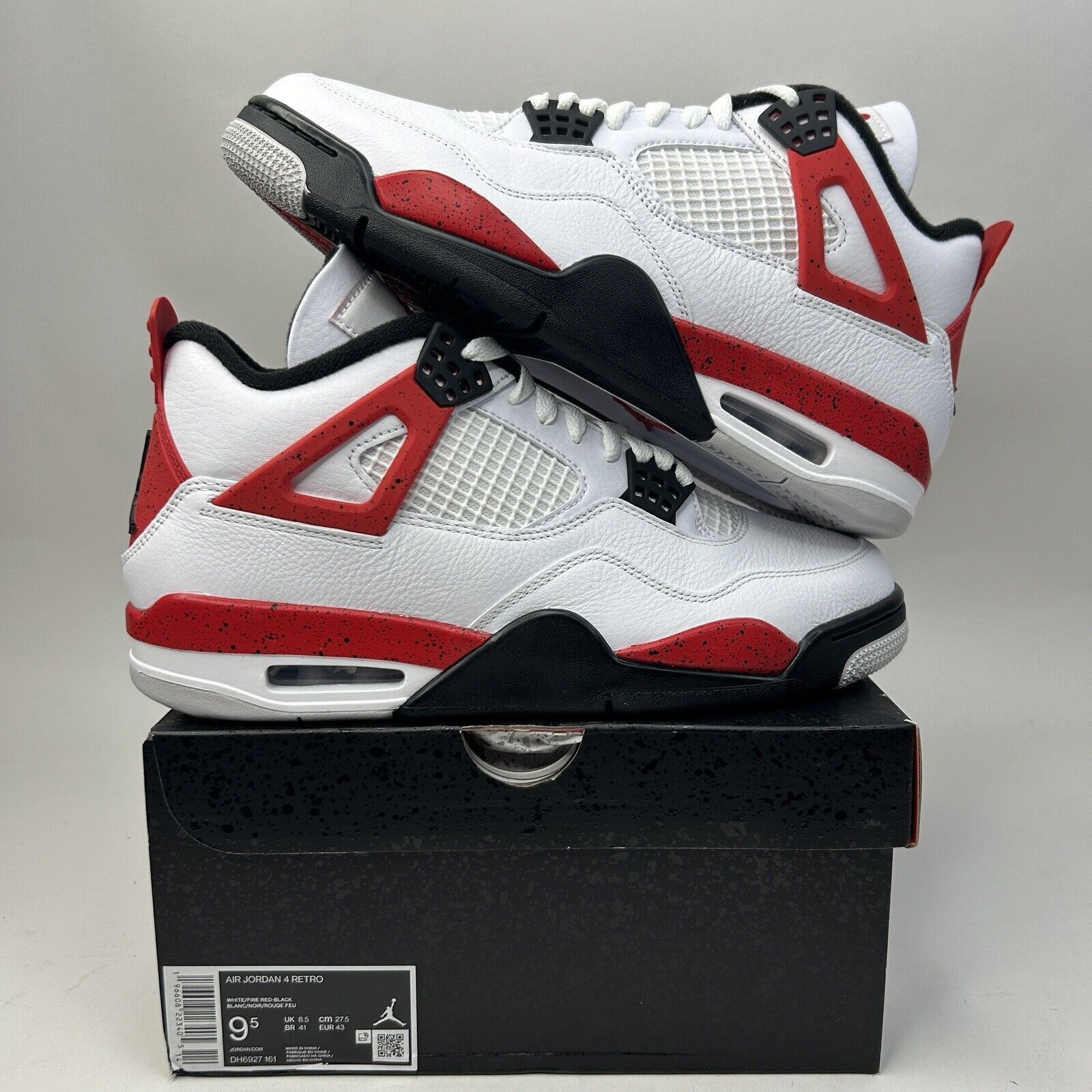 Jordan Brand Nike Air Jordan 4 Retro “Red Cement” 2023 Size US 9.5 / EU 42-43 - 1 Thumbnail