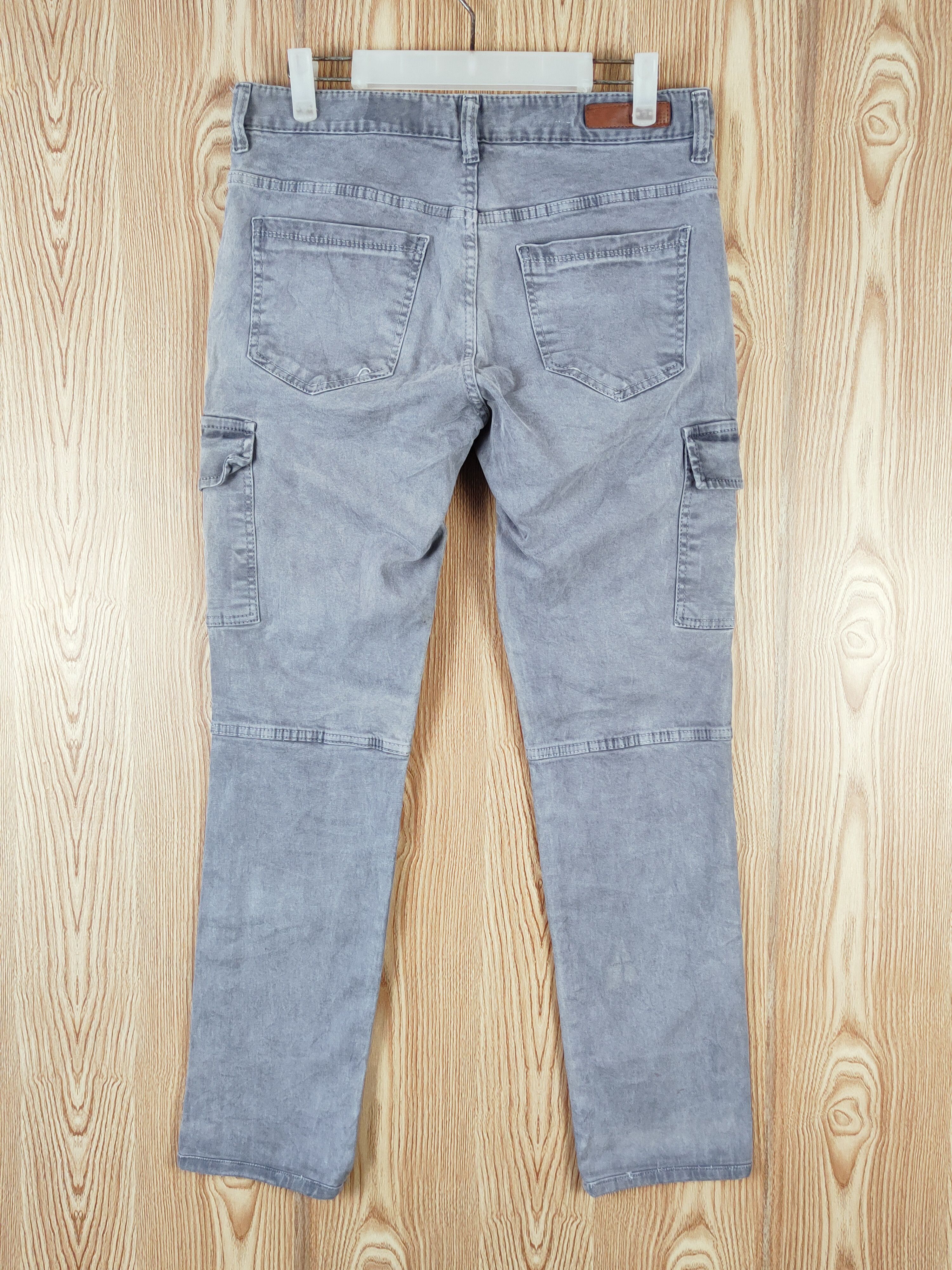 Japanese Brand Leavs Strawberry Gray Multipocket Tactical Cargo Pants #W208 Size 30" / US 8 / IT 44 - 7 Thumbnail