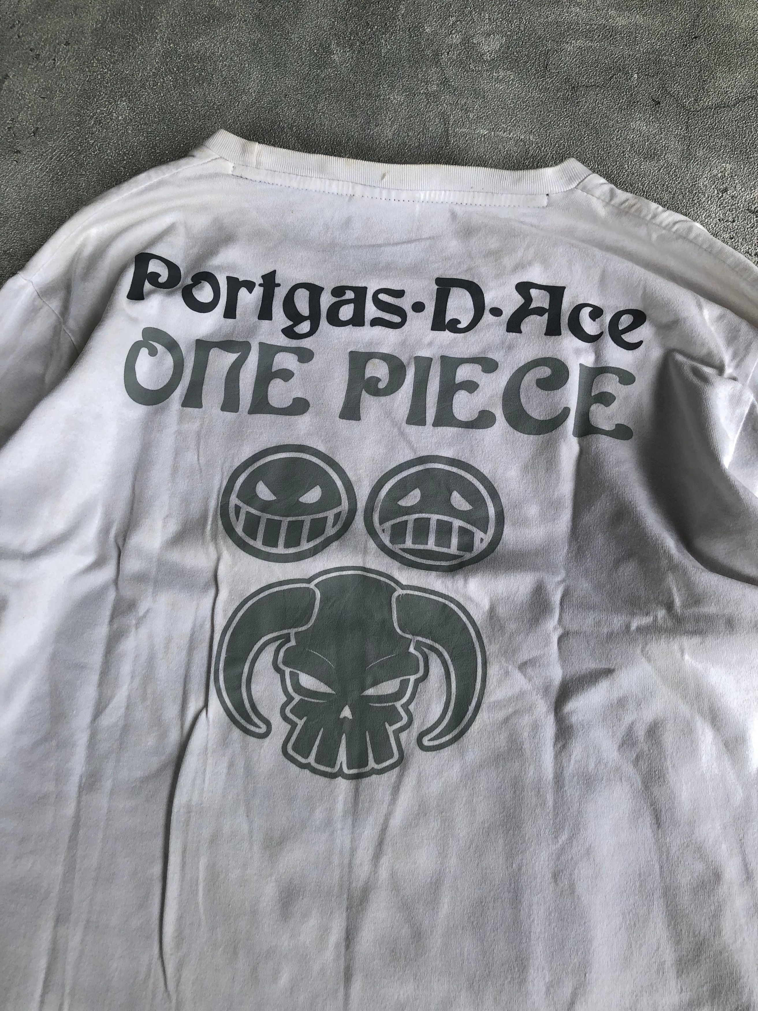 Japanese Brand × One Piece Good Bye Luffy One Piece Japanese Cartoon Tshirt Poem Style Size US L / EU 52-54 / 3 - 6 Thumbnail