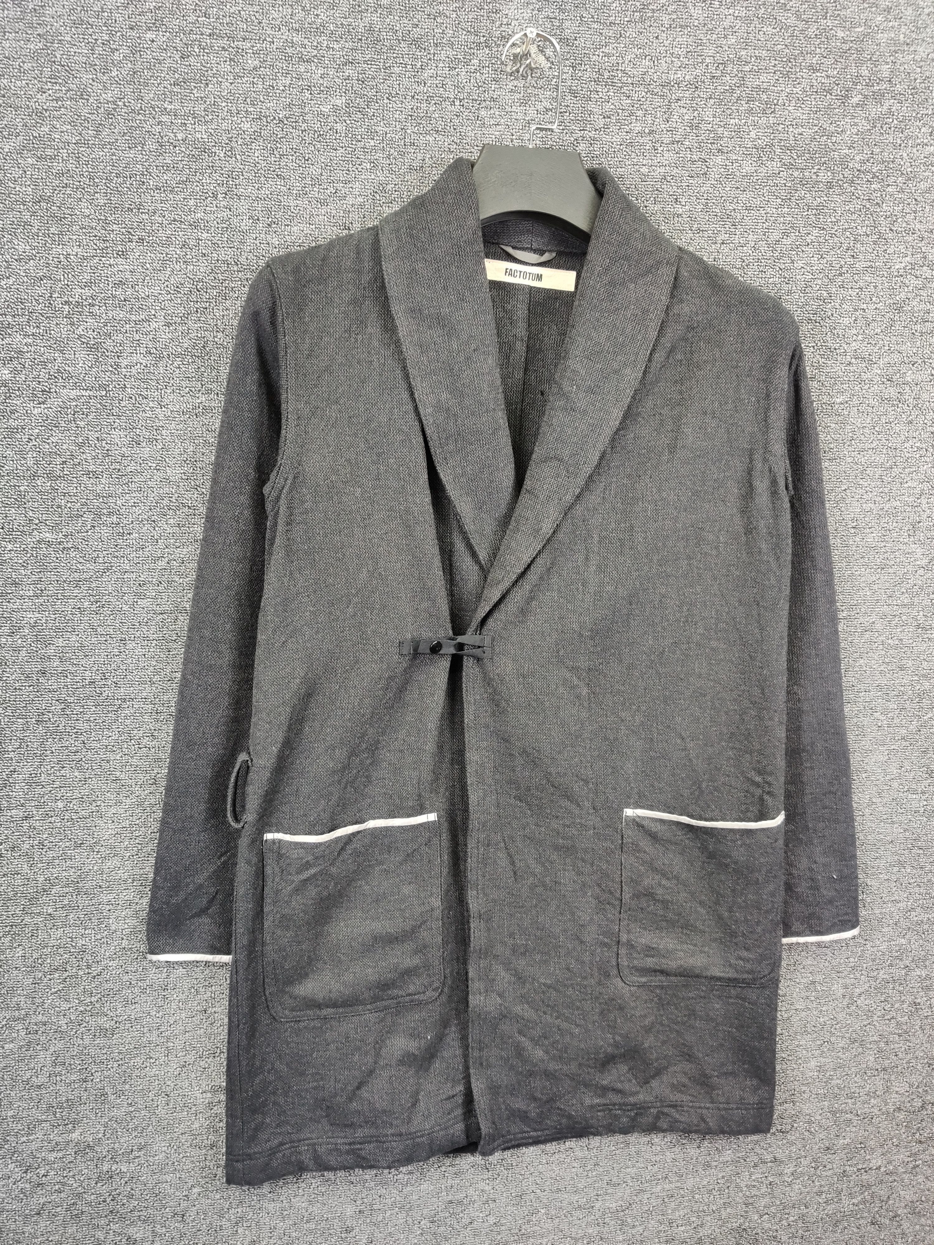 FACTOTUM Factotum Shawl Collar Cardigan Room Jacket Size US M / EU 48-50 / 2 - 5 Thumbnail