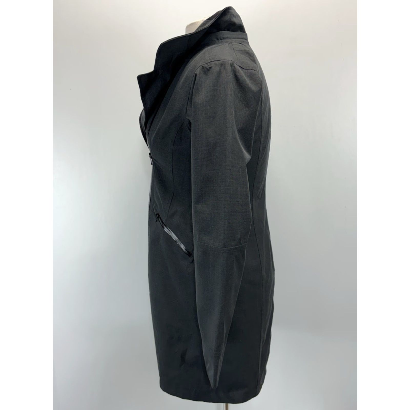 Athleta Athleta Jacket Sz XXS Gray Waterproof Wetlands Trench Rain Coat Outdoor No Hood Size XXS / US 00 / IT 34 - 2 Thumbnail