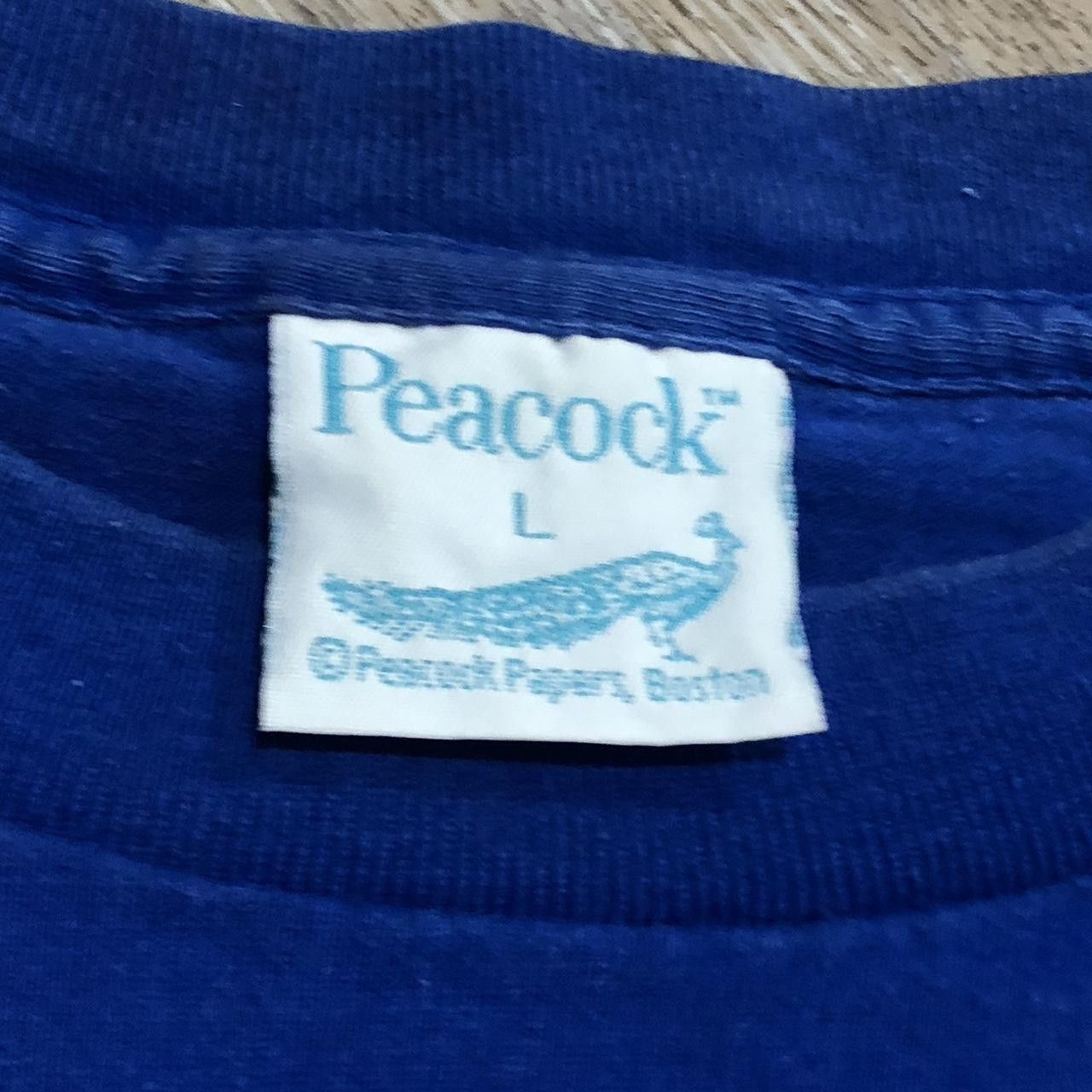 Vintage Vintage Stress Graphic Shirt Funny Quote Peacock Papers 80s Size US L / EU 52-54 / 3 - 3 Thumbnail