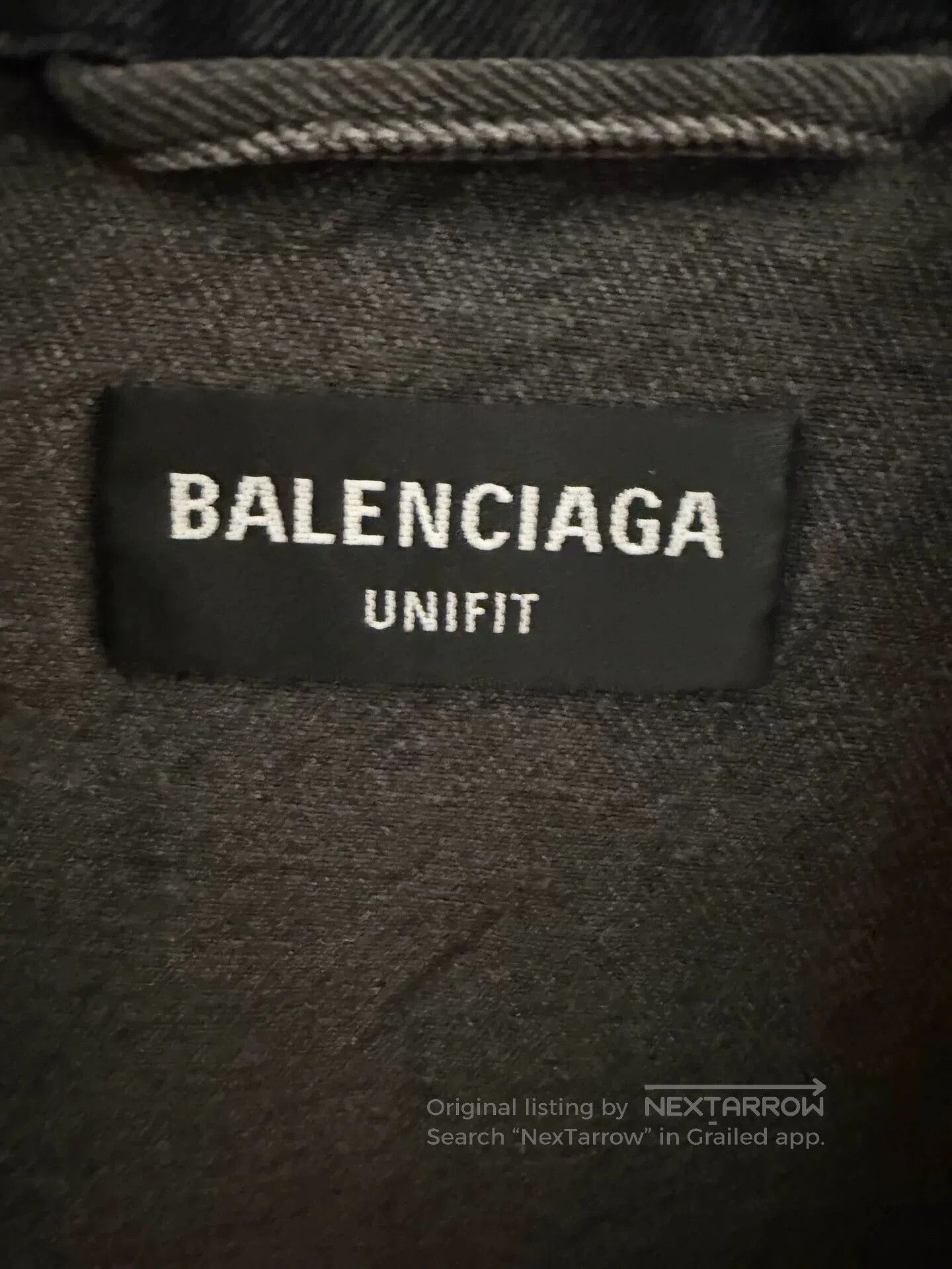 Balenciaga balenciaga embroidered denim jacket size m. Size US M / EU 48-50 / 2 - 3 Thumbnail