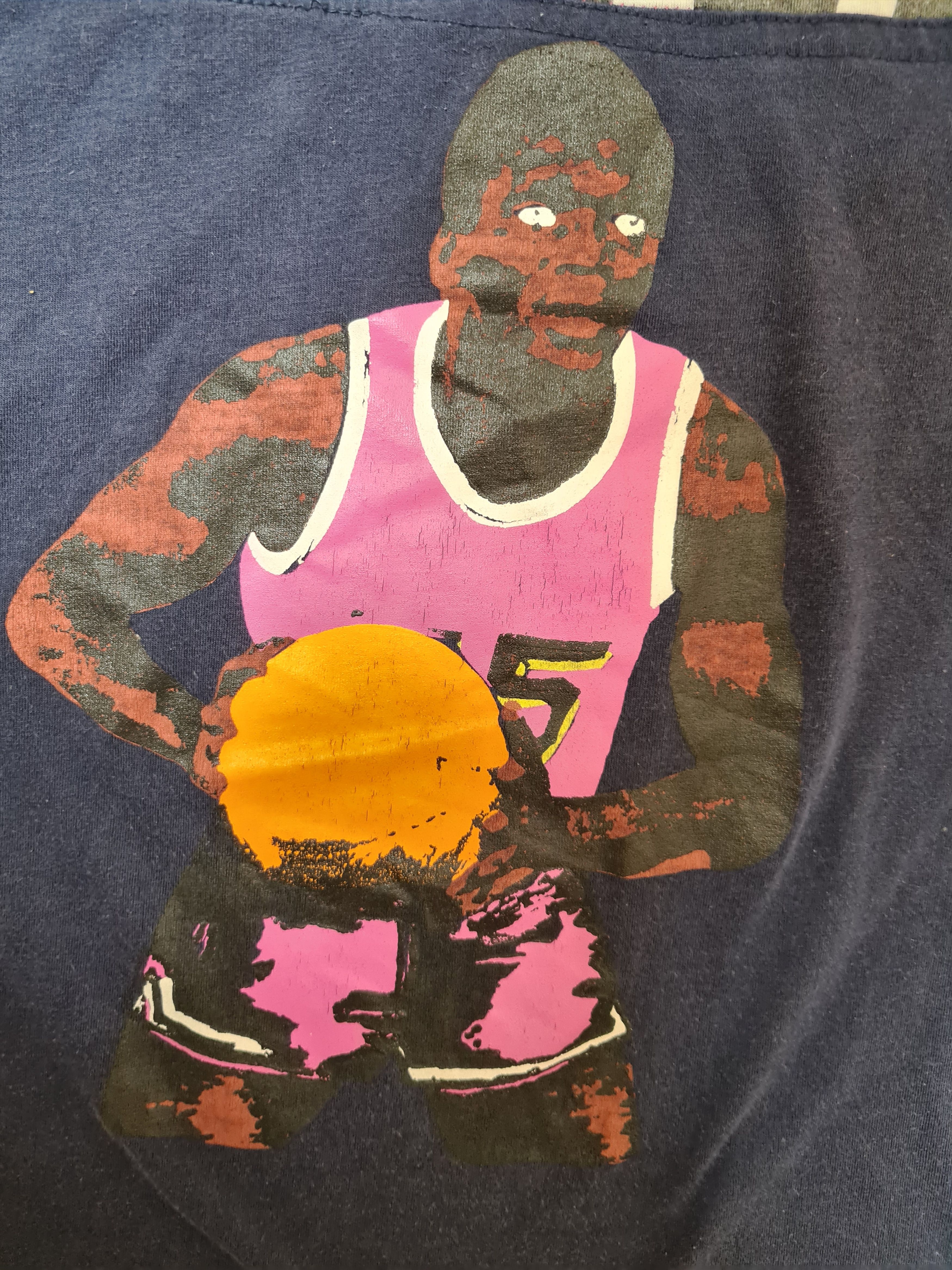 NBA × Vintage ADIDAS NBA SHIRT 90s RETRO I WANT I CAN SWISH JAM DUNK Size US L / EU 52-54 / 3 - 4 Thumbnail