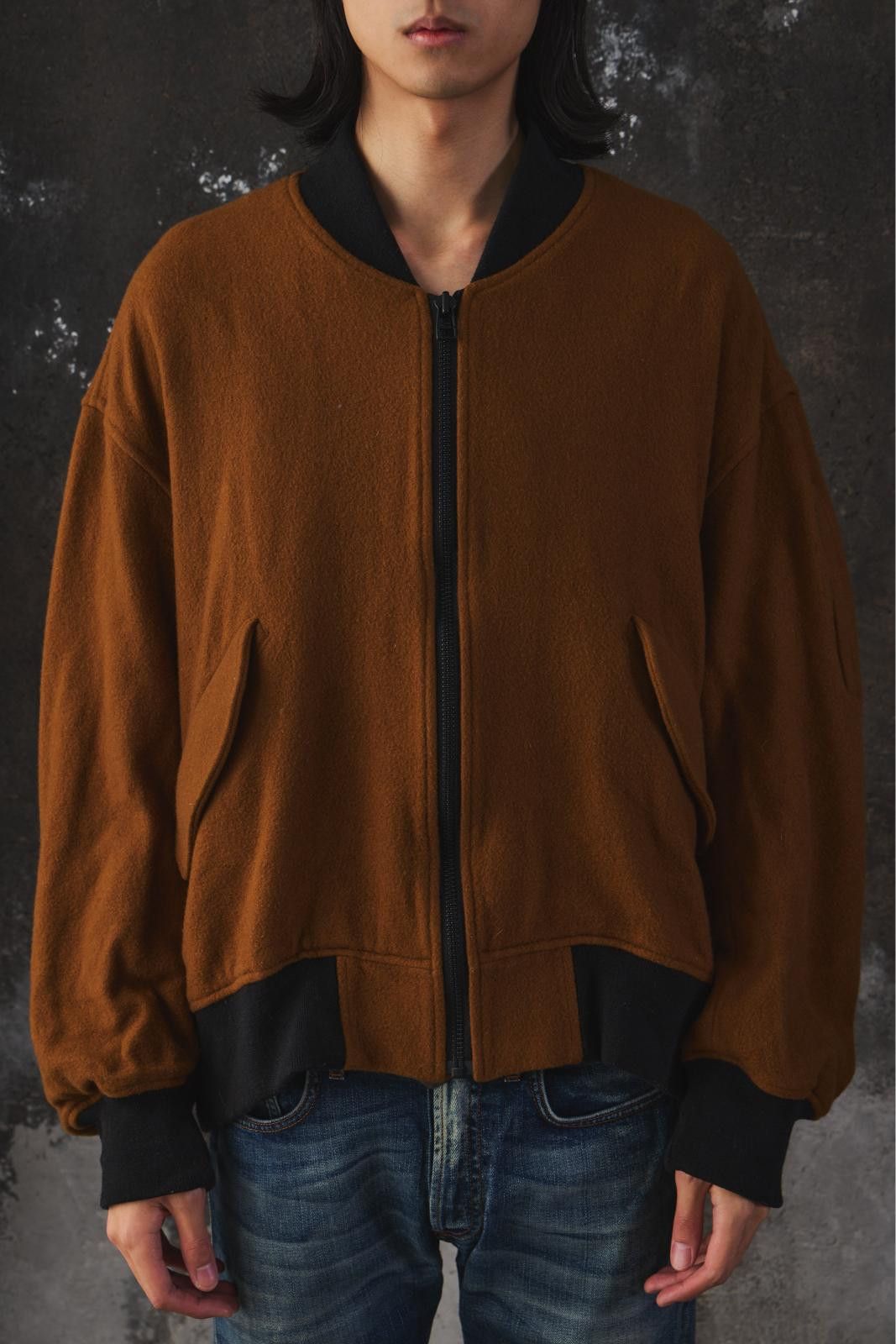 Other VOAAOV OVERSIZE WOOL BOMBER JACKET Size US M / EU 48-50 / 2 - 1 Thumbnail