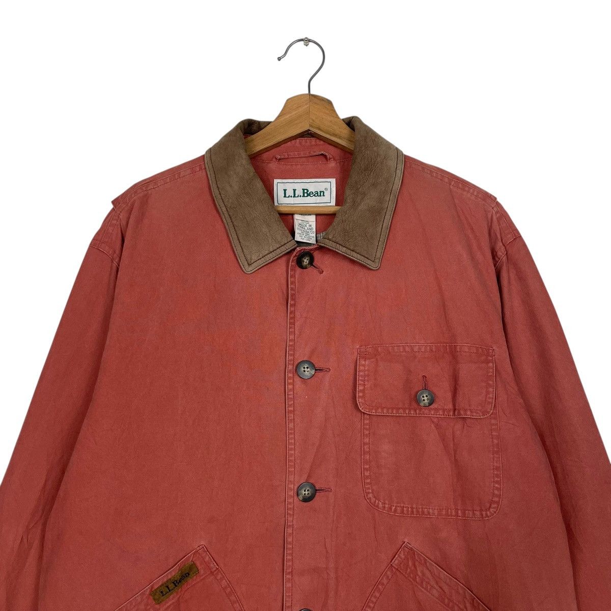L.L. Bean Vintage LL Bean Rugged Cotton Canvas Field Jacket Size US M / EU 48-50 / 2 - 2 Thumbnail
