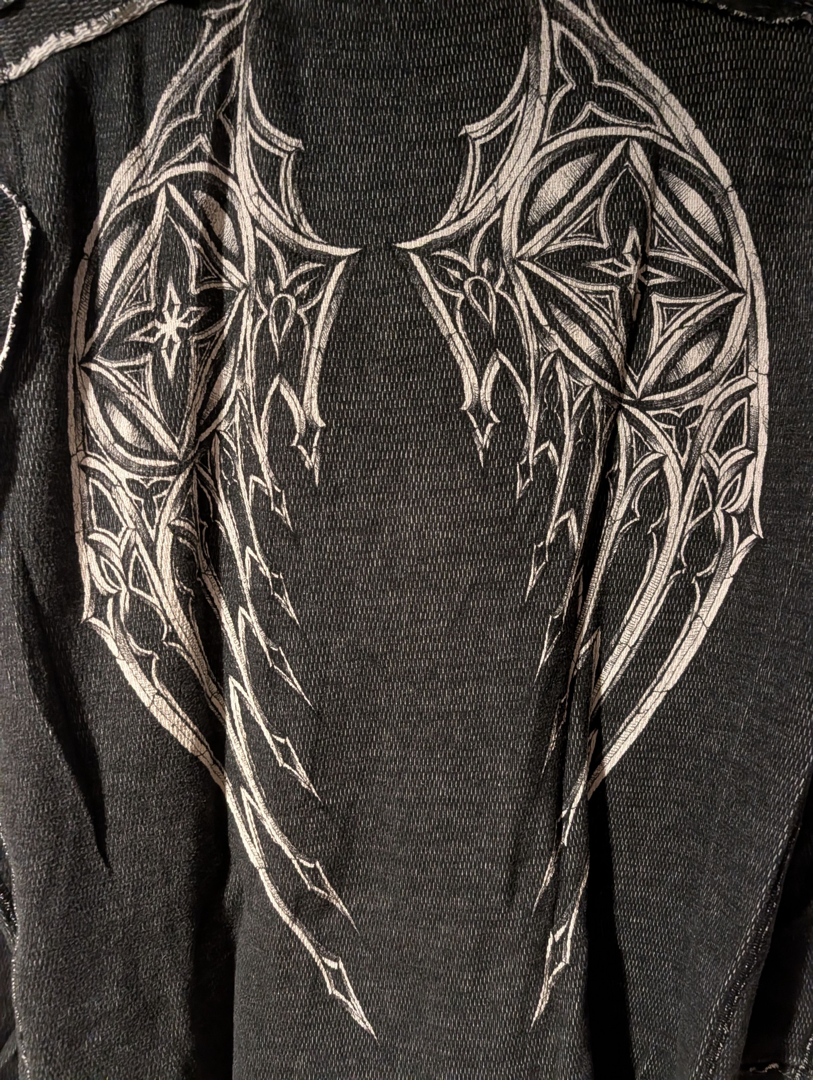 Affliction Affliction Thermal Long Sleeve Shirt Reversible Cross Wings Size US XL / EU 56 / 4 - 7 Thumbnail