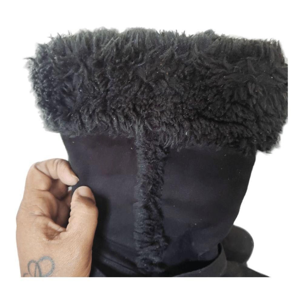 Donald Pliner CT1809a Donald J Pliner Black Suede Fur Top Boots 6.5 Size US 6.5 / IT 36.5 - 6 Thumbnail