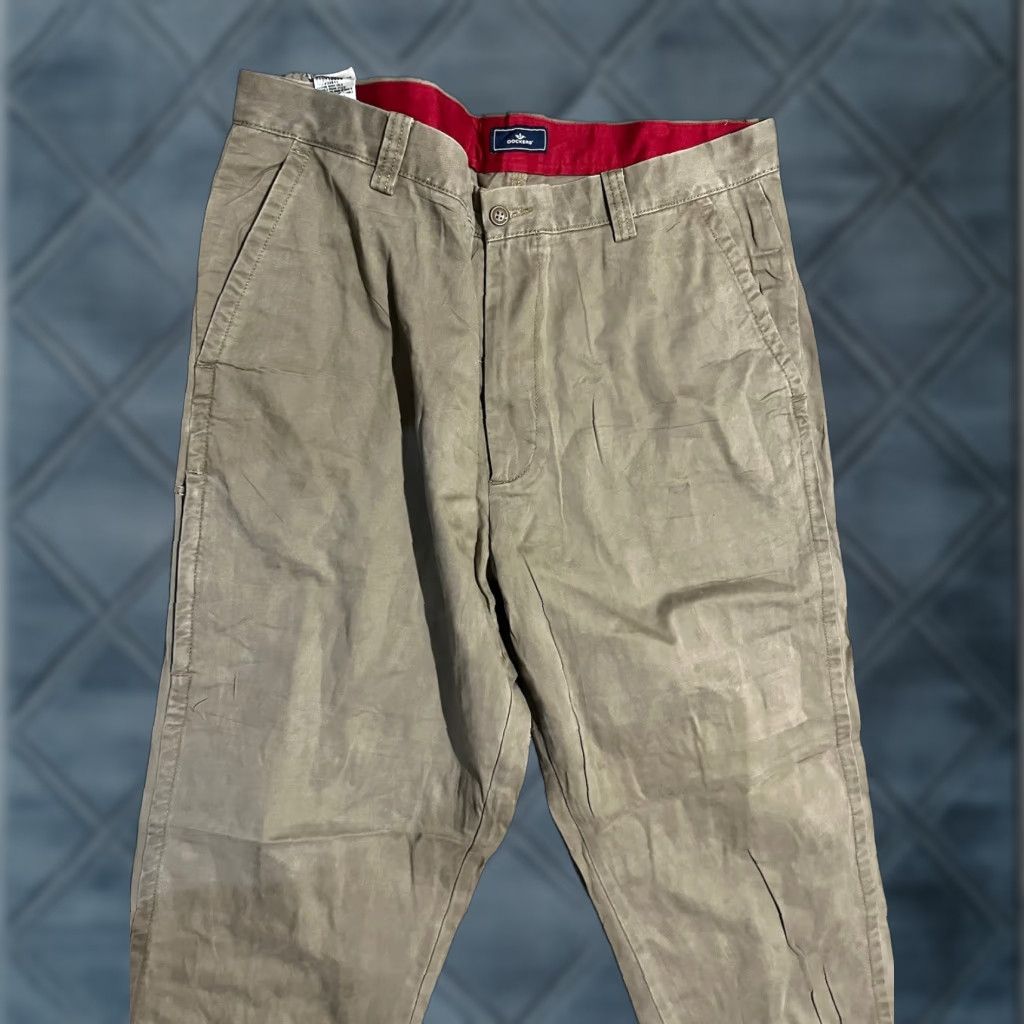Dockers DOCKERS Chinos Pants Flat Front 36x30 Brown Solid Rear Flat Pockets Men Kept Classic Fit 100% Cotton D3 Size US 36 / EU 52 - 1 Thumbnail