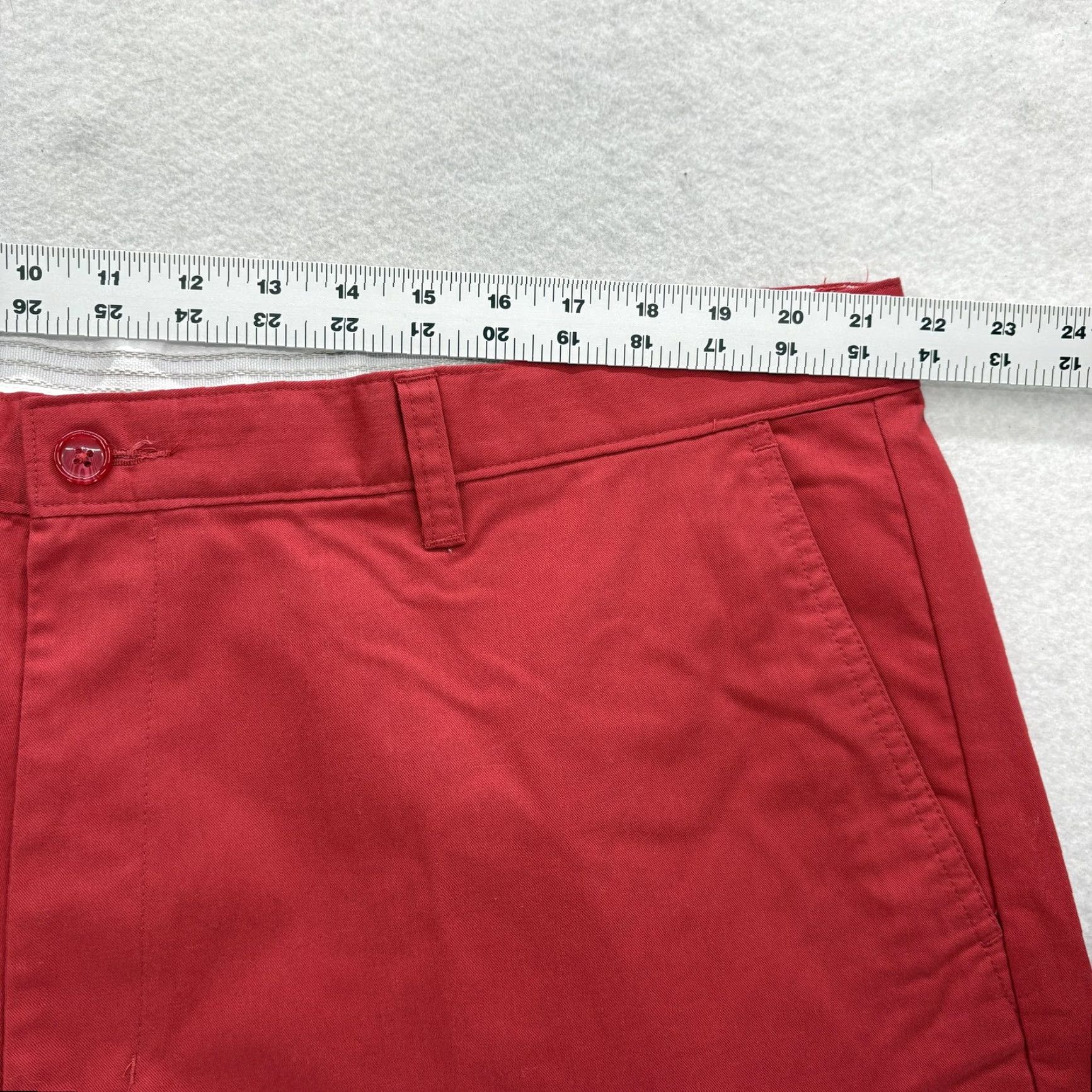 Vintage Greg Norman Five Iron Shorts Mens 42 Red Chino Cargo RapiDry 10" NWT Size US 42 / EU 58 - 7 Thumbnail