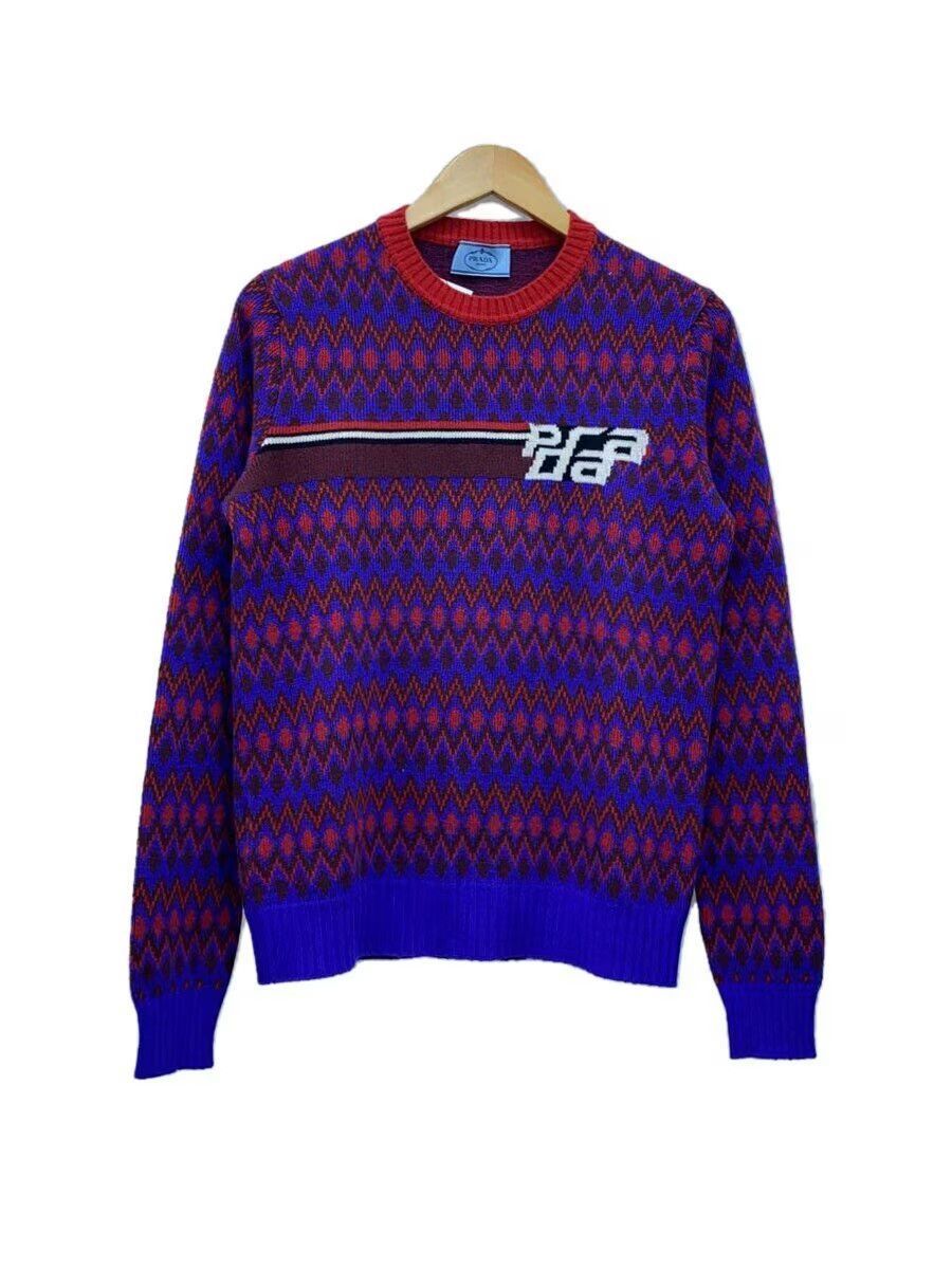 Prada Prada Logo Wool Knit Sweater Size US XXS / EU 40 - 1 Thumbnail