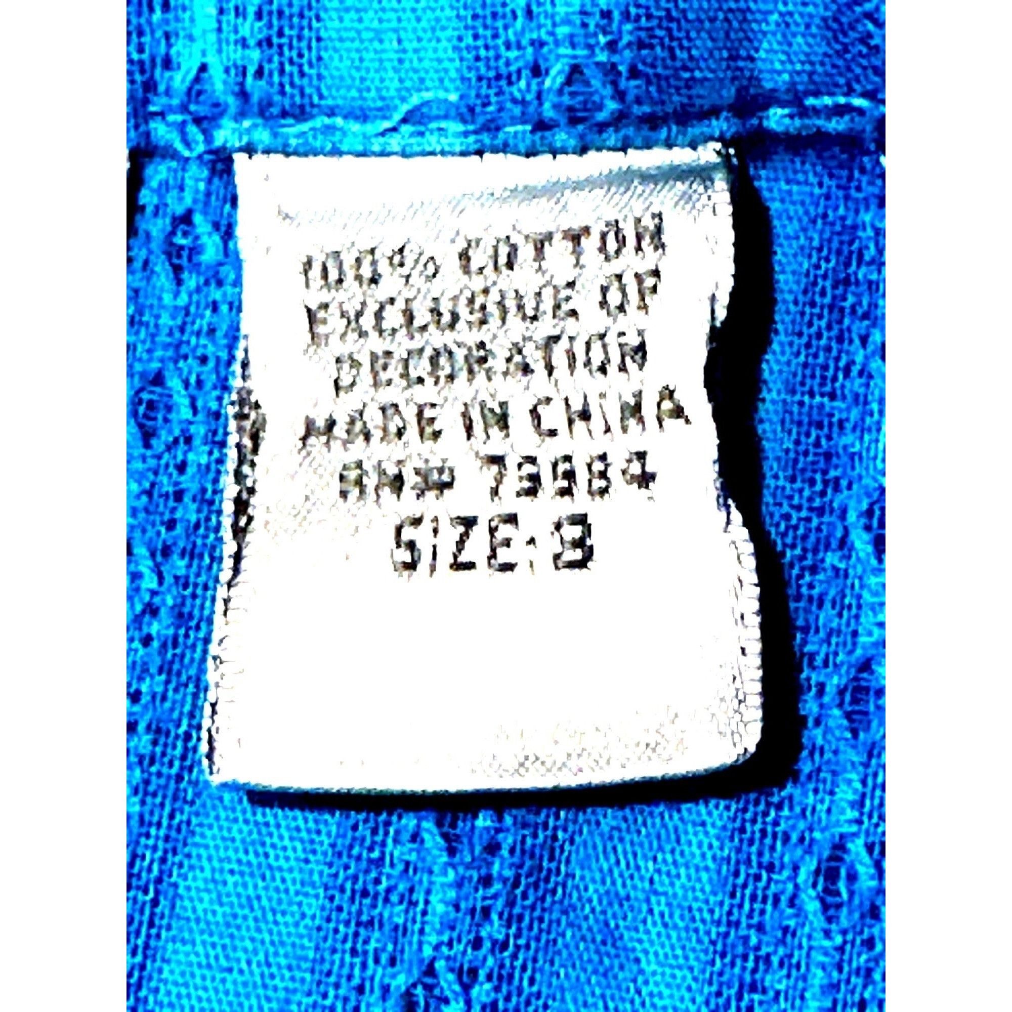 Chicos Chicos Button up Blue Pintuck Tunic Blouse Boho Chic Half Sl Size XL / US 12-14 / IT 48-50 - 6 Thumbnail