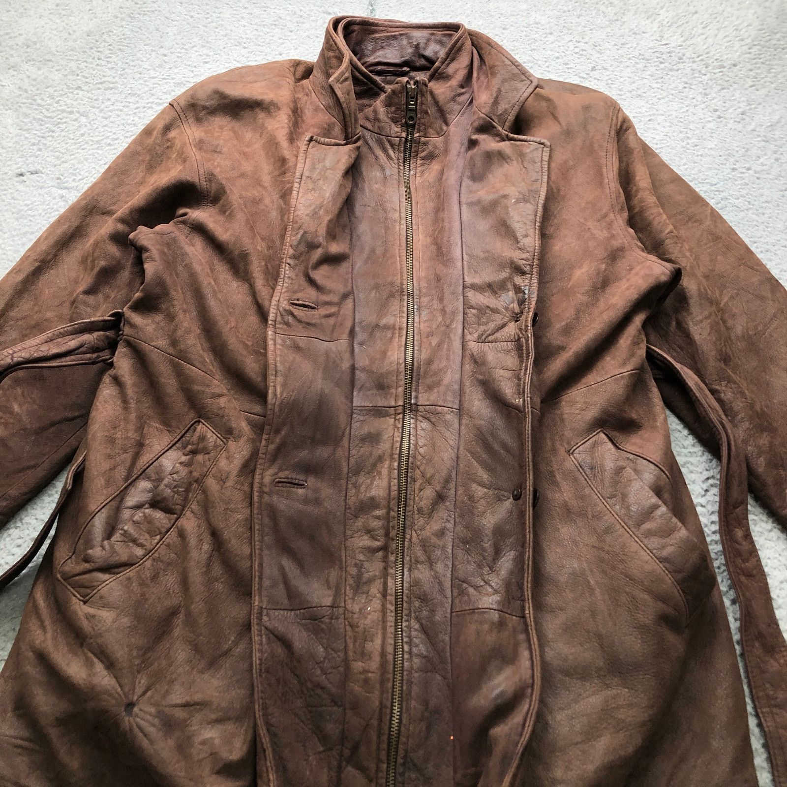 Wilsons Leather Vintage Wilsons Leather Adventure Bound Leather Coat Mens M Size US M / EU 48-50 / 2 - 11 Thumbnail