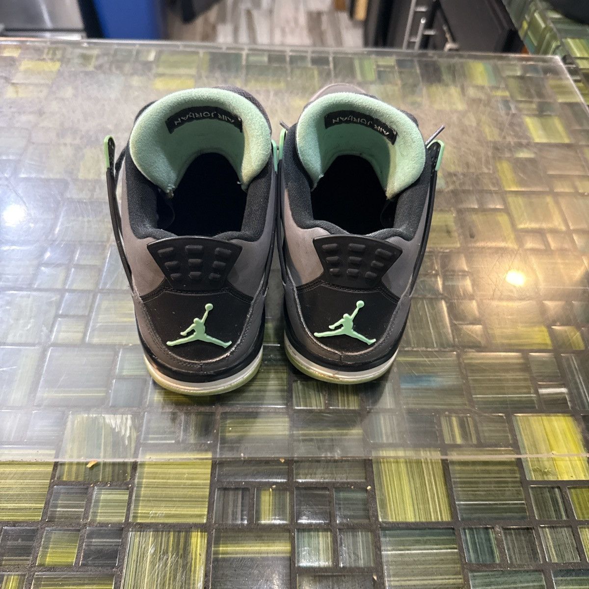 Jordan Brand Green Glow 4s Size US 10.5 / EU 43-44 - 4 Thumbnail