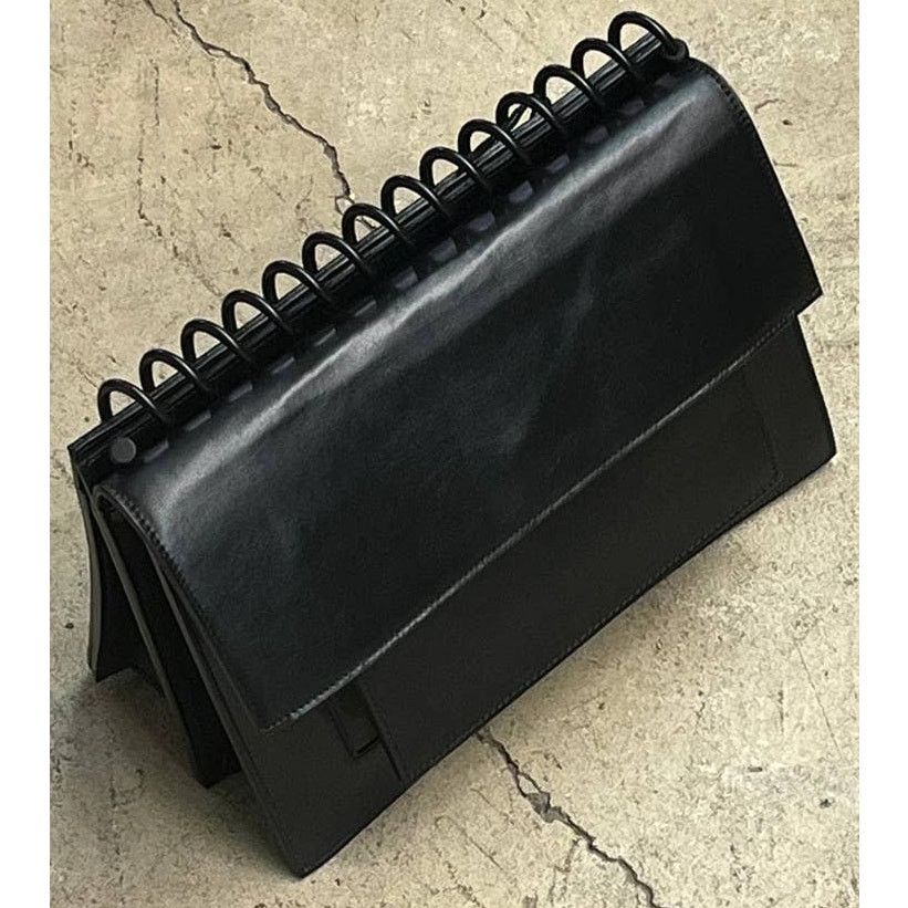 Other Atribut Handcrafted Black Leather Bag Detachable Strap Size ONE SIZE - 3 Thumbnail