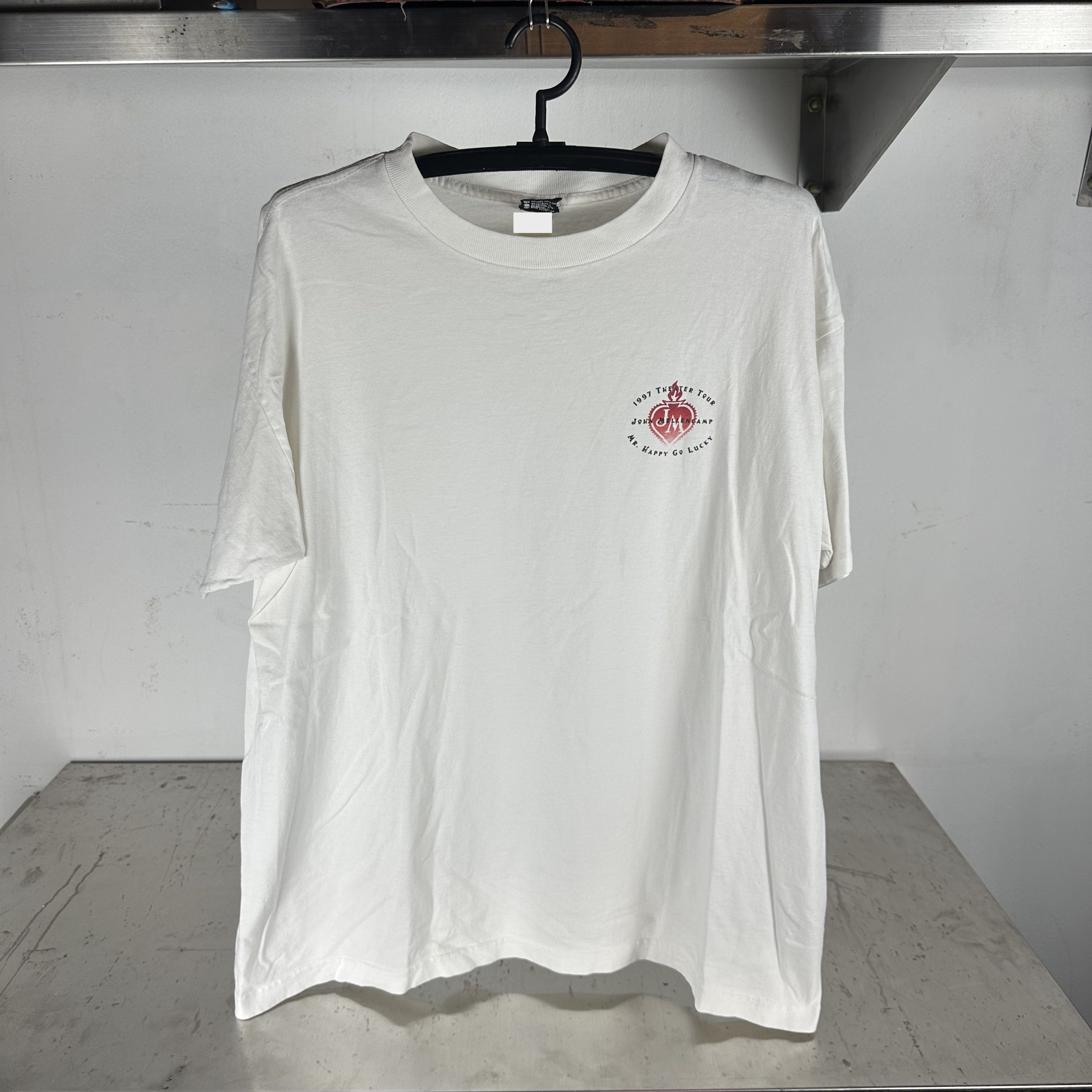 Vintage Vintage 1992 John Mellencamp Theater Tour T-Shirt Size US XL / EU 56 / 4 - 1 Thumbnail
