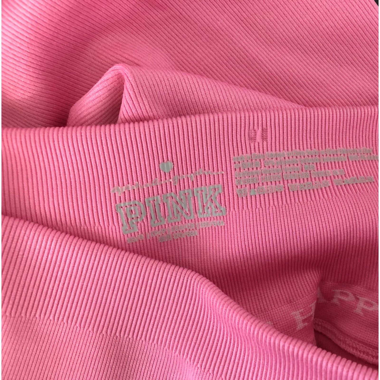 Vintage Victoria Secret Pink Yoga Pants Active Wear XS Pink Taper Leggings 23"W Workout Capris Women's XS Pink Regular Leggings Size 26" / US 2 / IT 38 - 3 Thumbnail