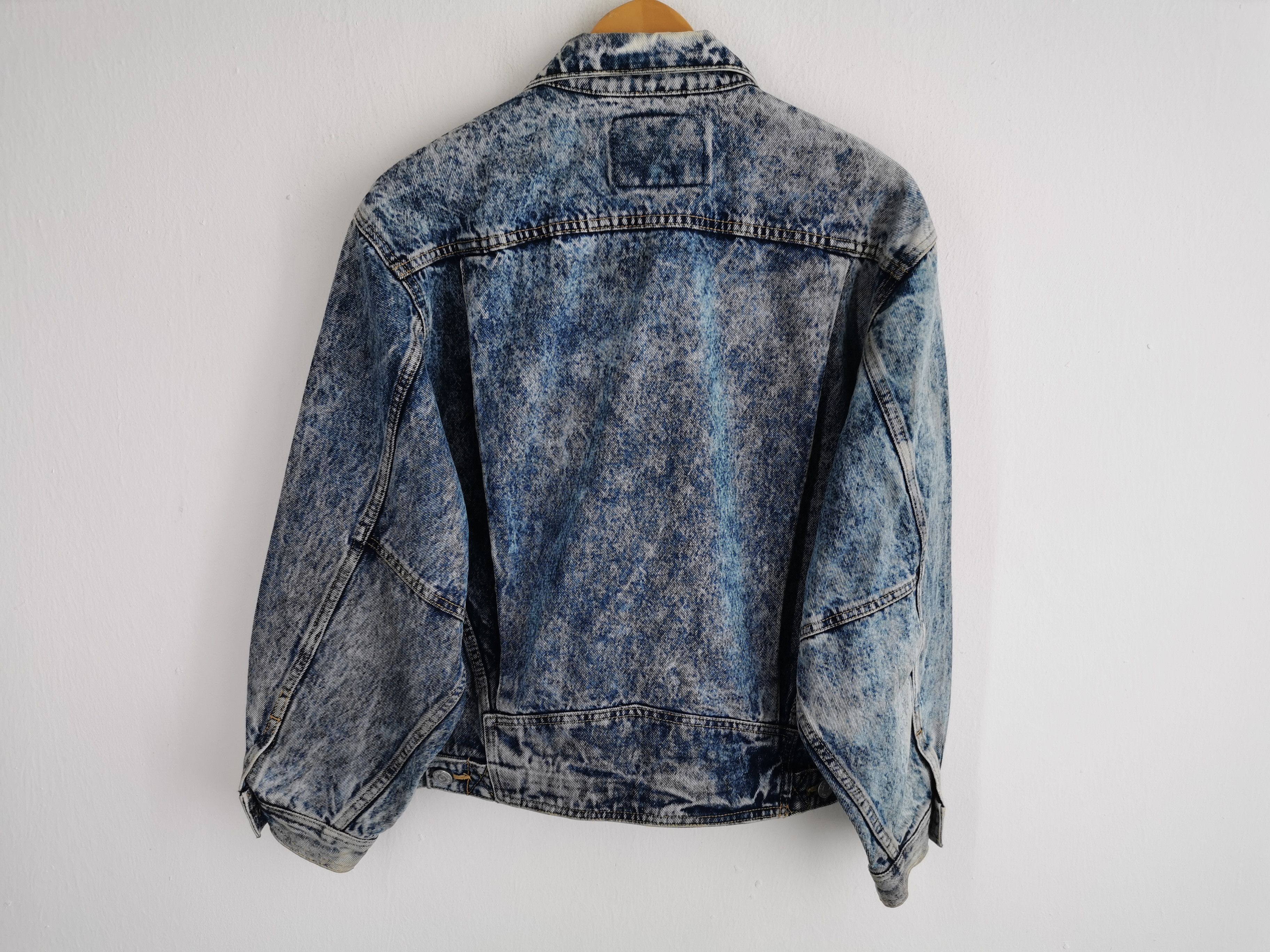 Edwin Distressed Vintage Edwin Acidwash Denim Jeans Jacket Size M Size US S / EU 44-46 / 1 - 2 Thumbnail